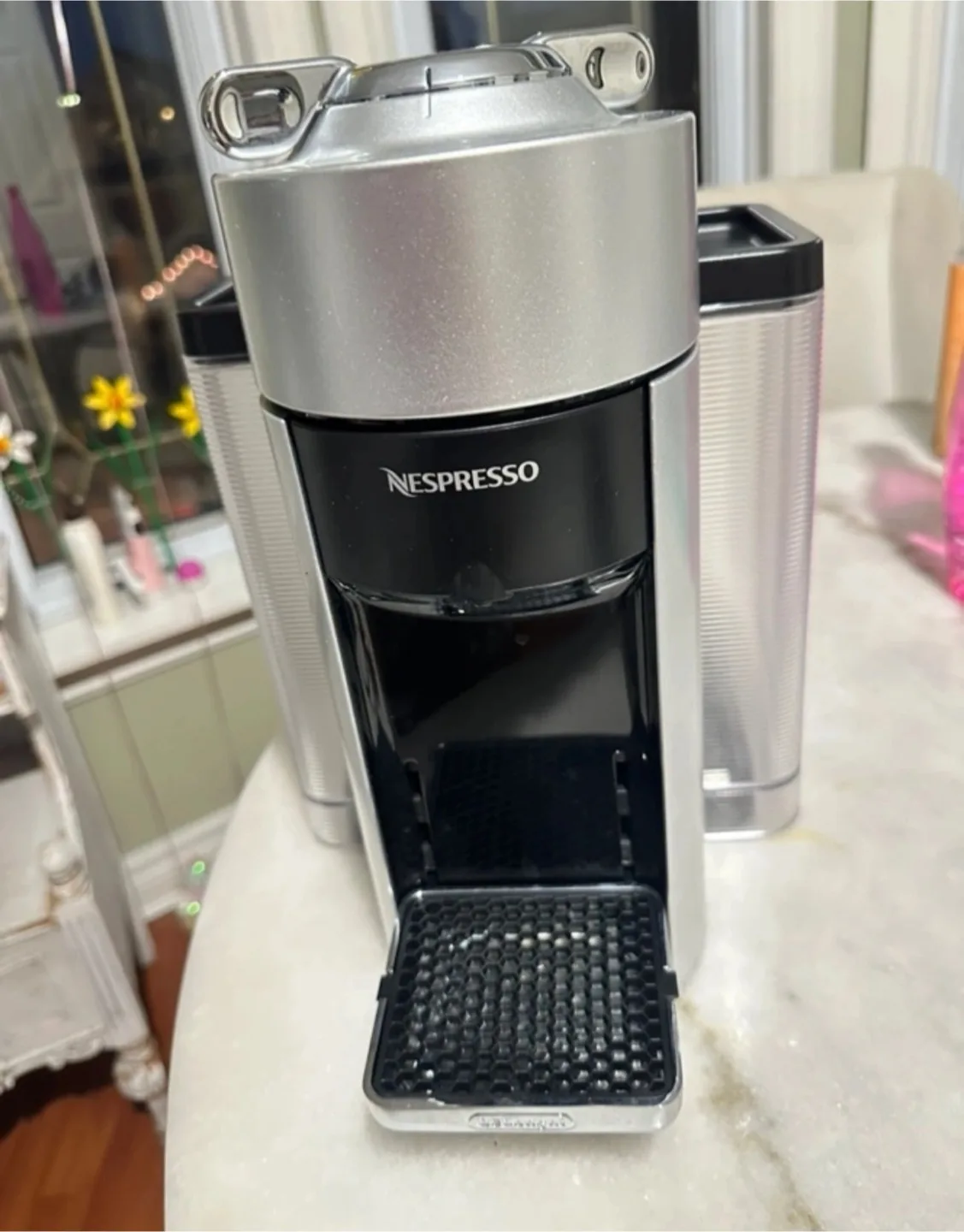 Nespresso Vertuo Next Coffee Machine by DeLonghi - Silver thumbnail