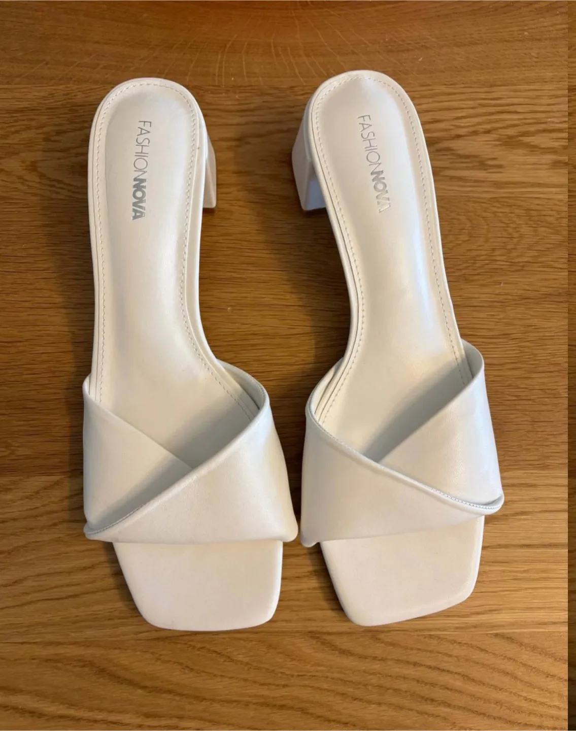 Fashion Nova White Heels thumbnail