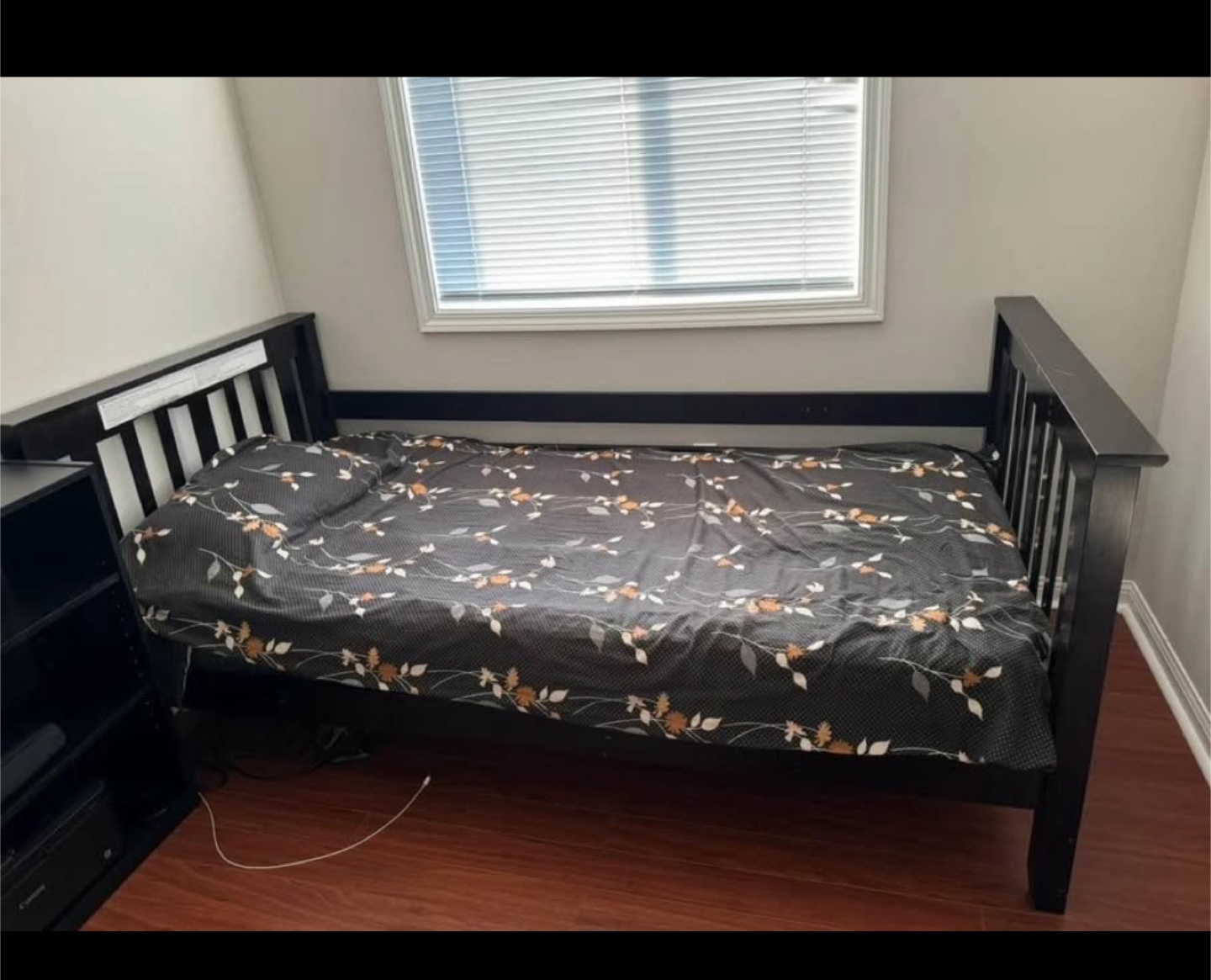 Black Wood bed Frame