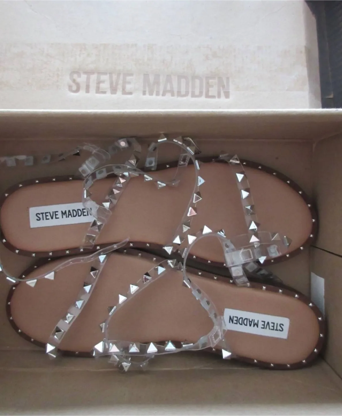 Steve Madden studded sandals, thumbnail