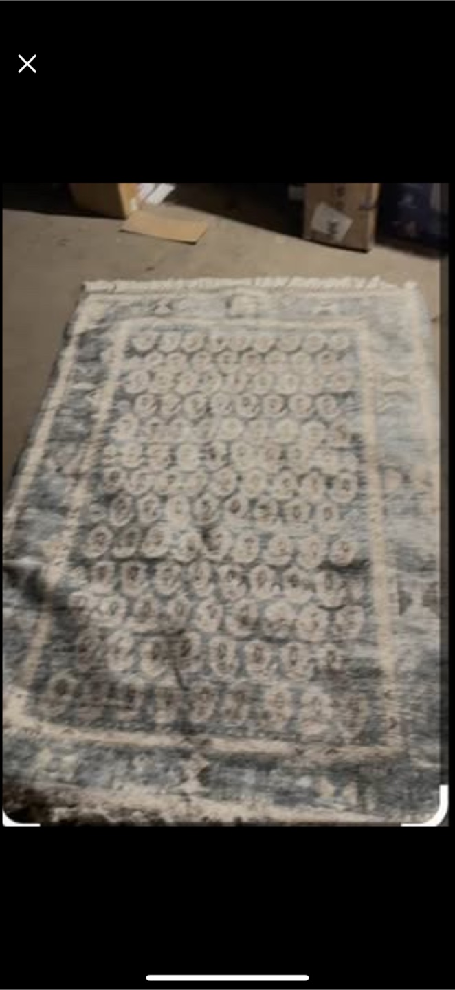 Blue Patterned Rug 5x7 - photo 3