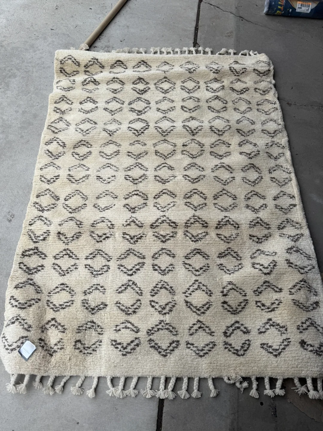 Hawthorne Dash Shag Rug Chocolate 5’x7’ thumbnail