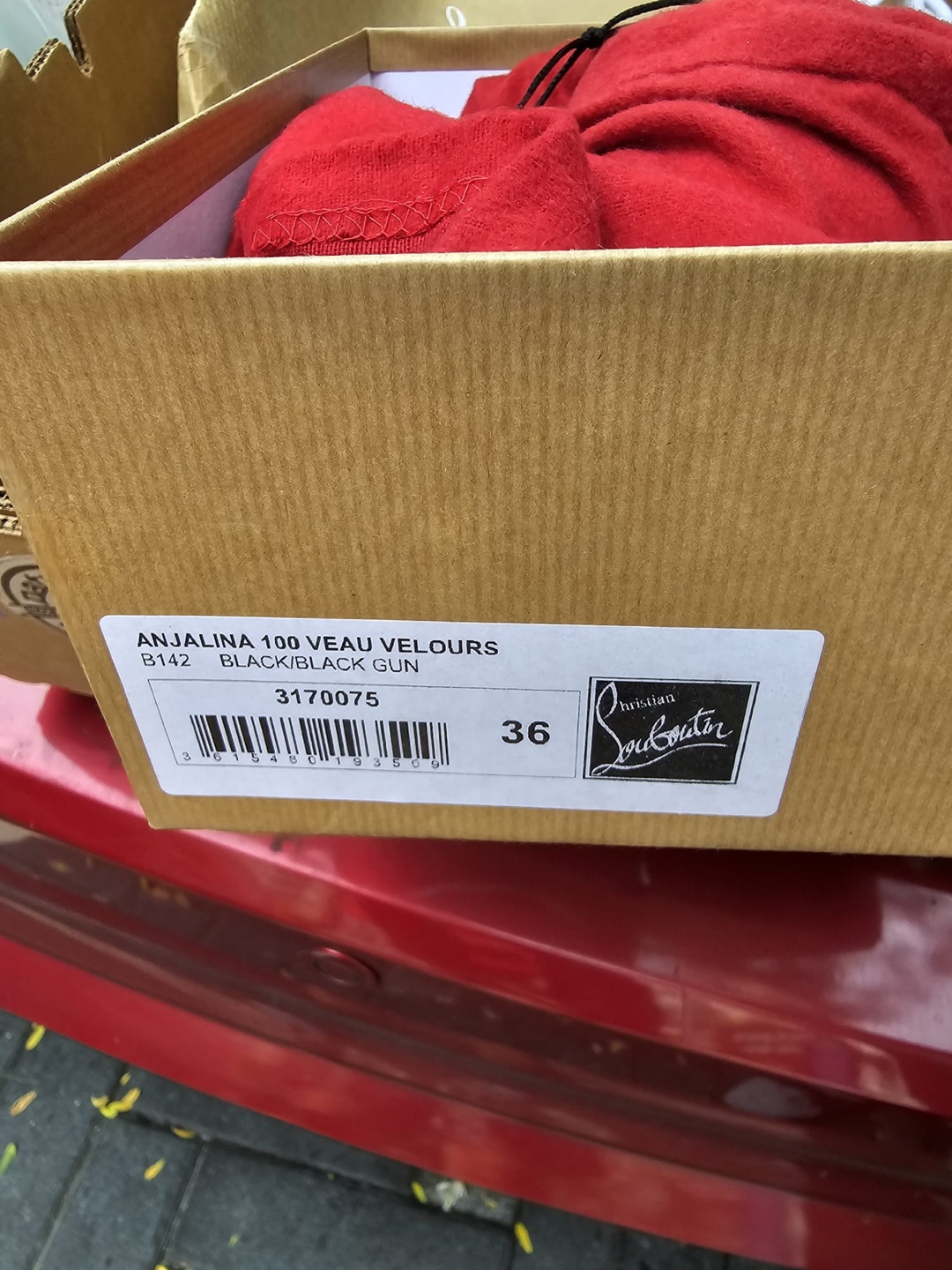 Christian Louboutin Anjalina 100 Heels - Size 36 - photo 2