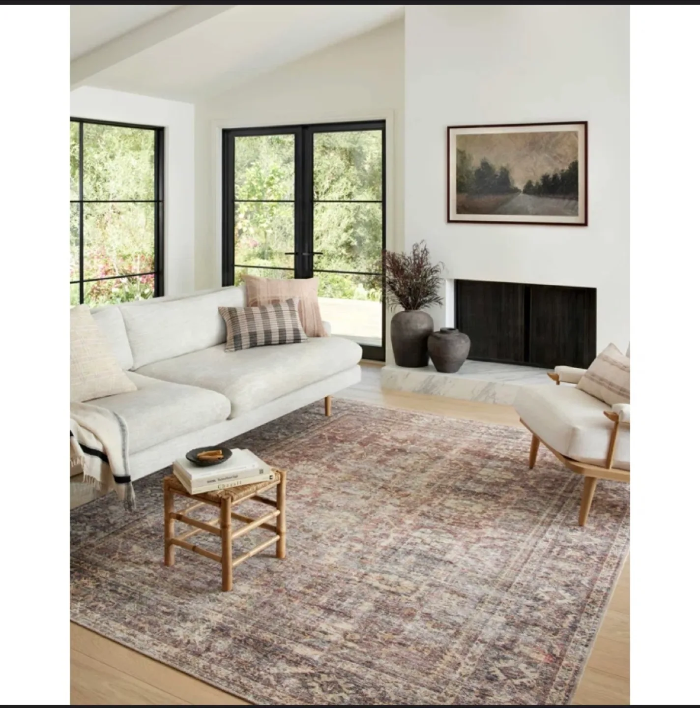 Georgie Oriental Bordeaux/Antique 10' x 14'  Luxury Area Rug thumbnail