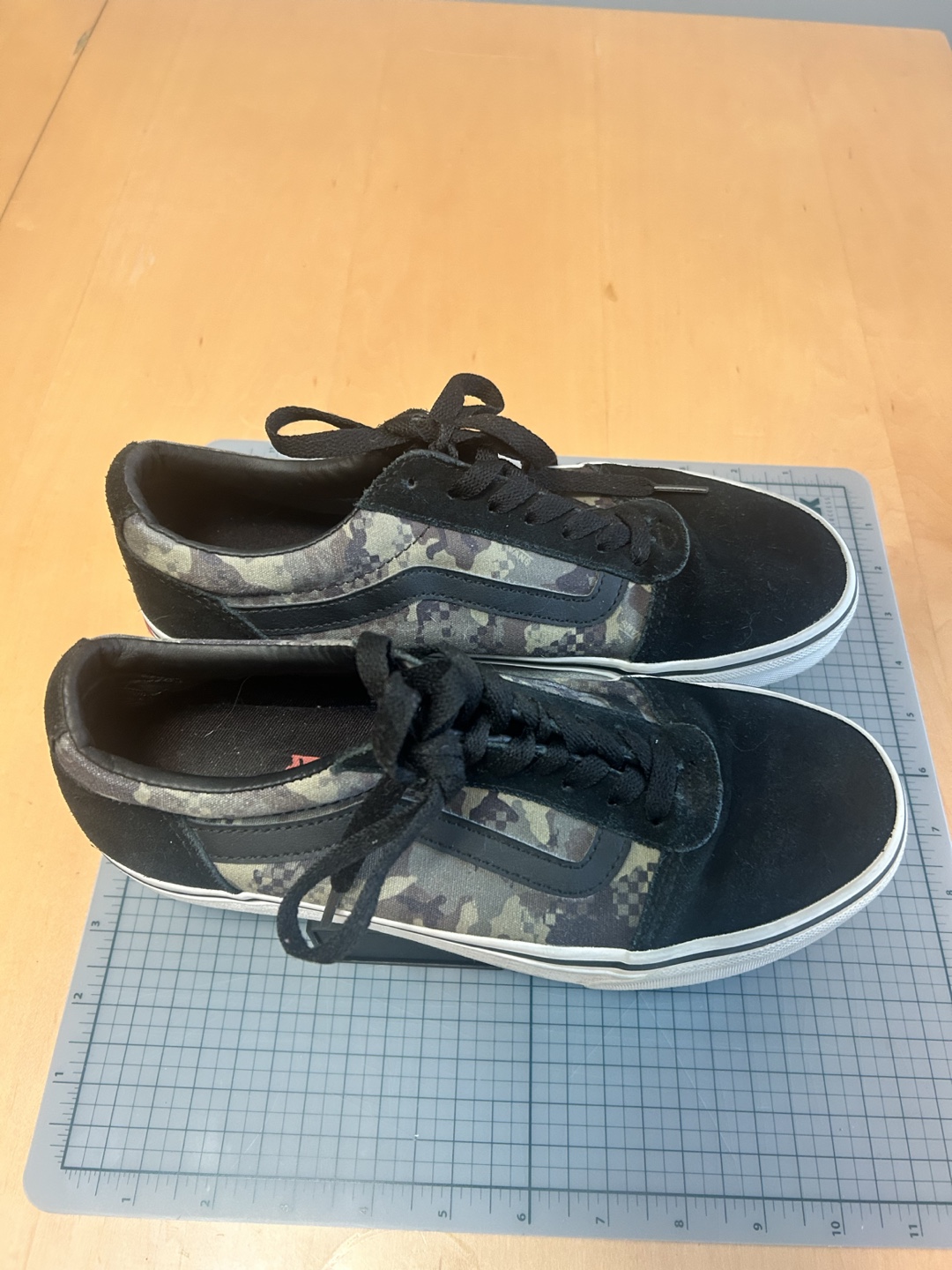 Vans Old Skool Camo Black - Size 7 US Men's