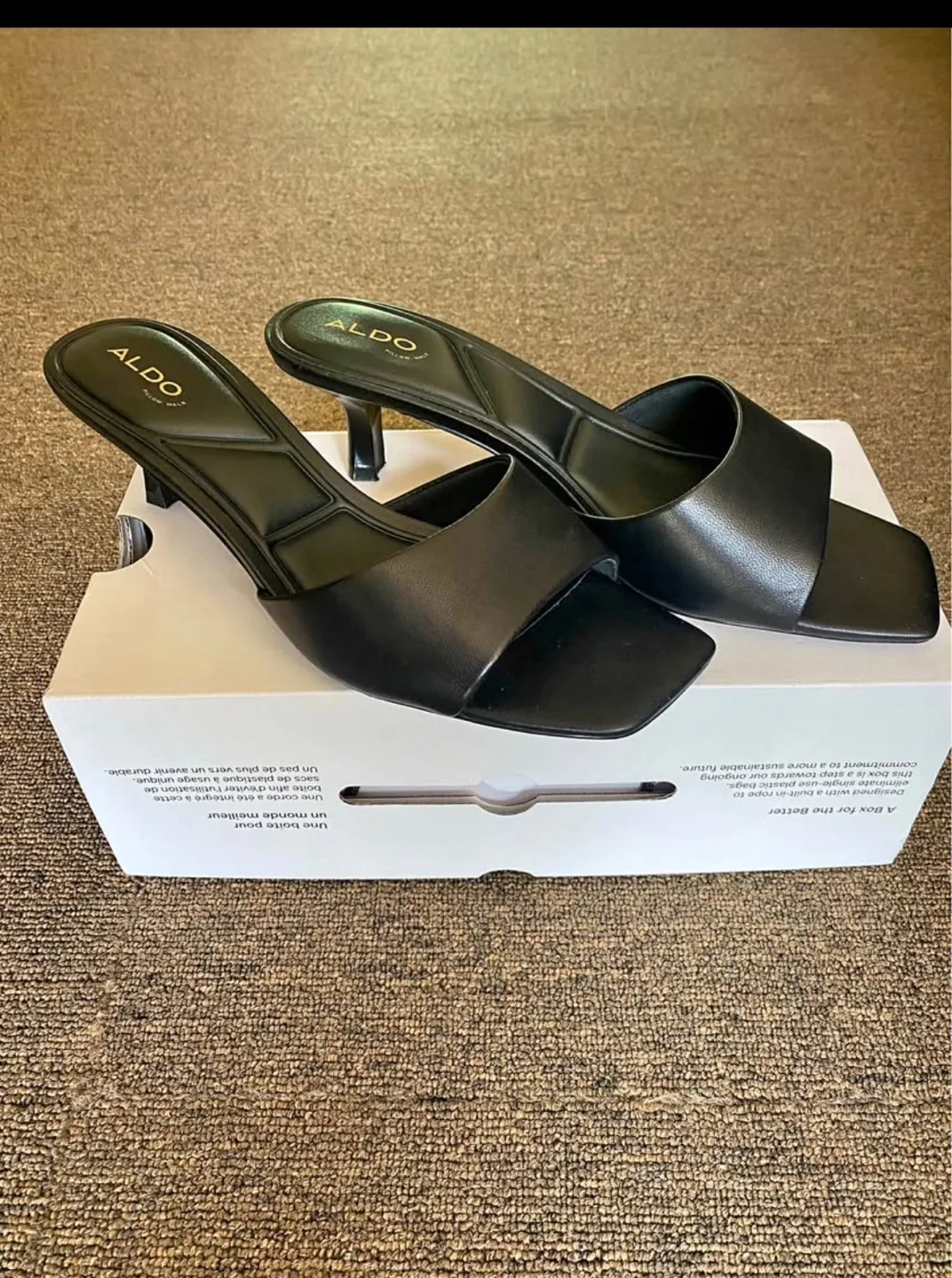 ALDO Walilith-001 Black Heels - thumbnail