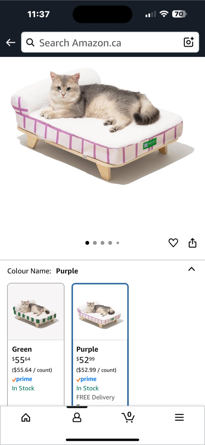 Purple Pet Bed - photo 3