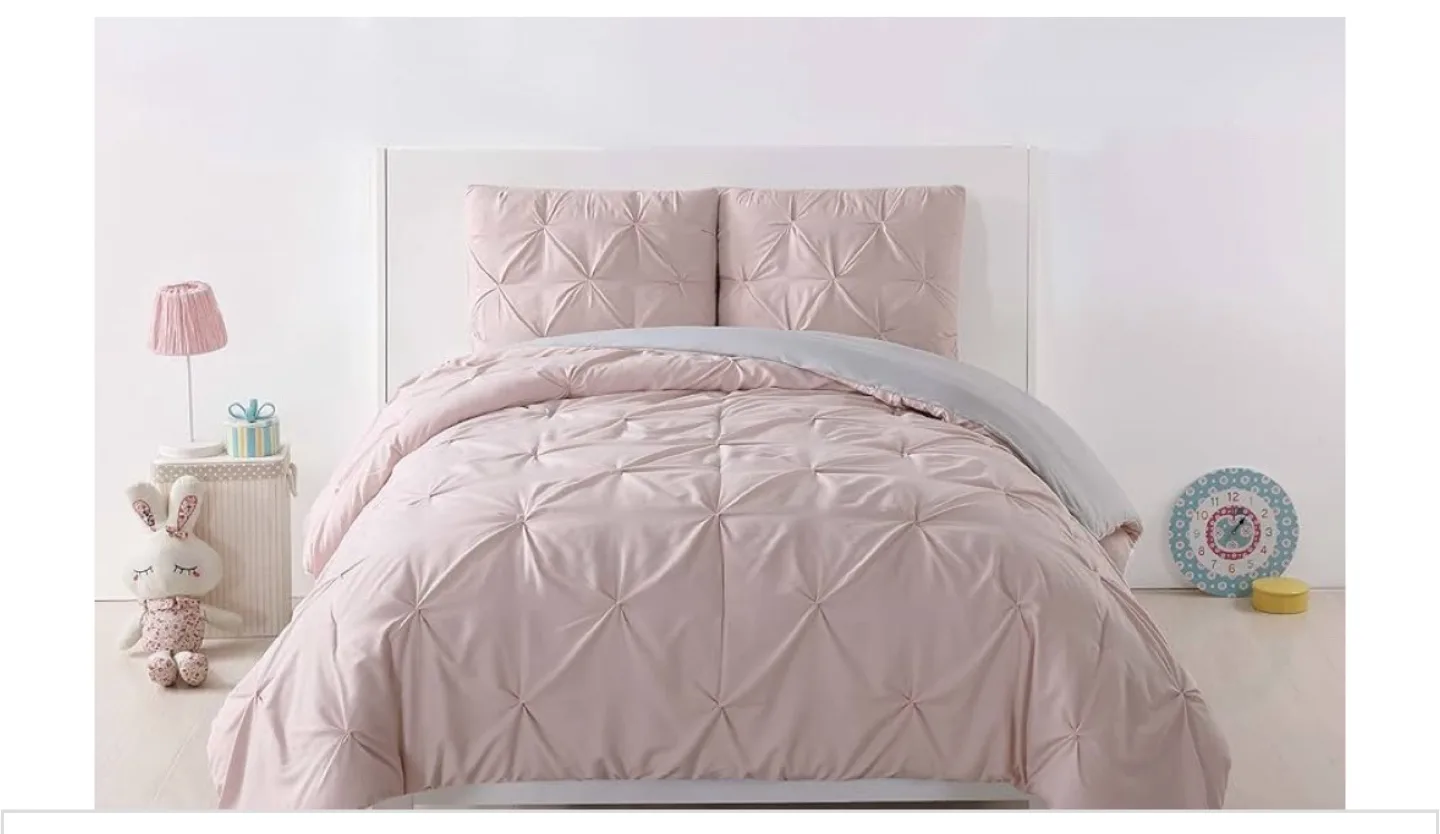 Pink Pintuck Comforter Set image indicator(3)