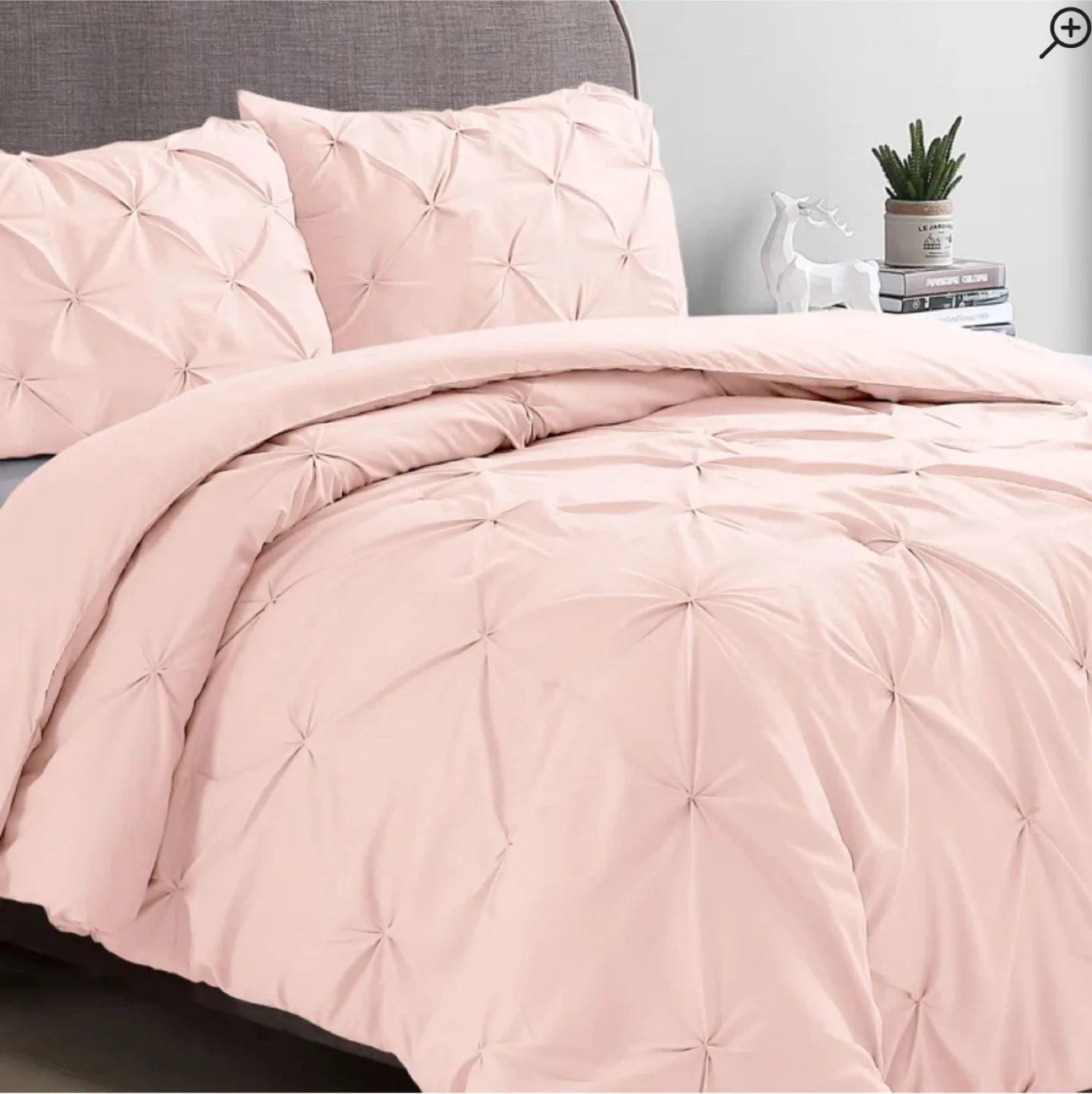 Pink Pintuck Comforter Set image indicator(2)