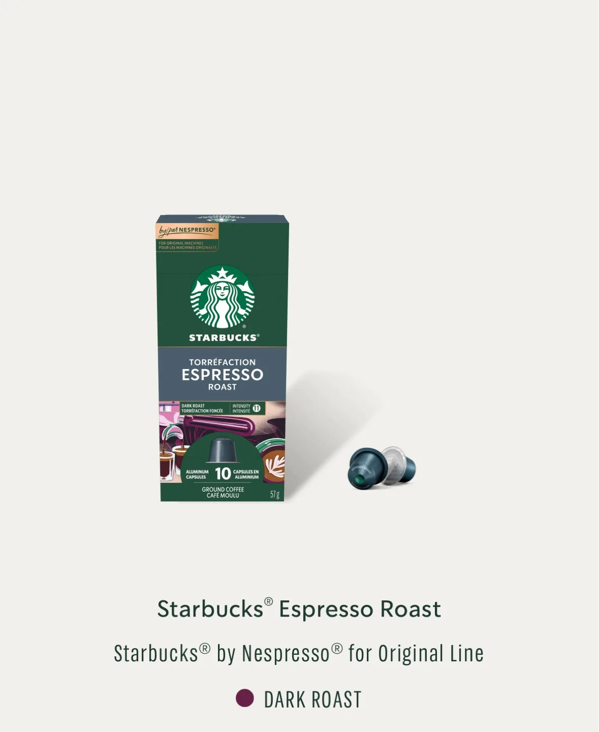 5x10 pods Starbucks Espresso Roast Nespresso Pods - New! image indicator(2)