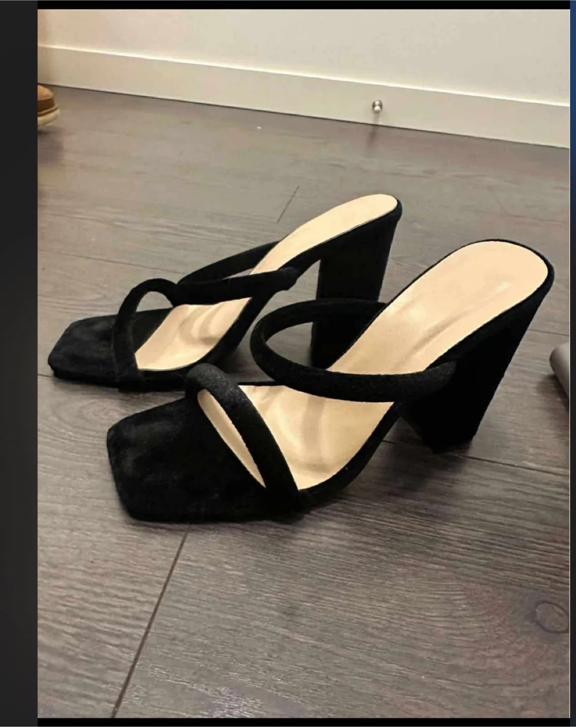 Black Heeled Mules thumbnail