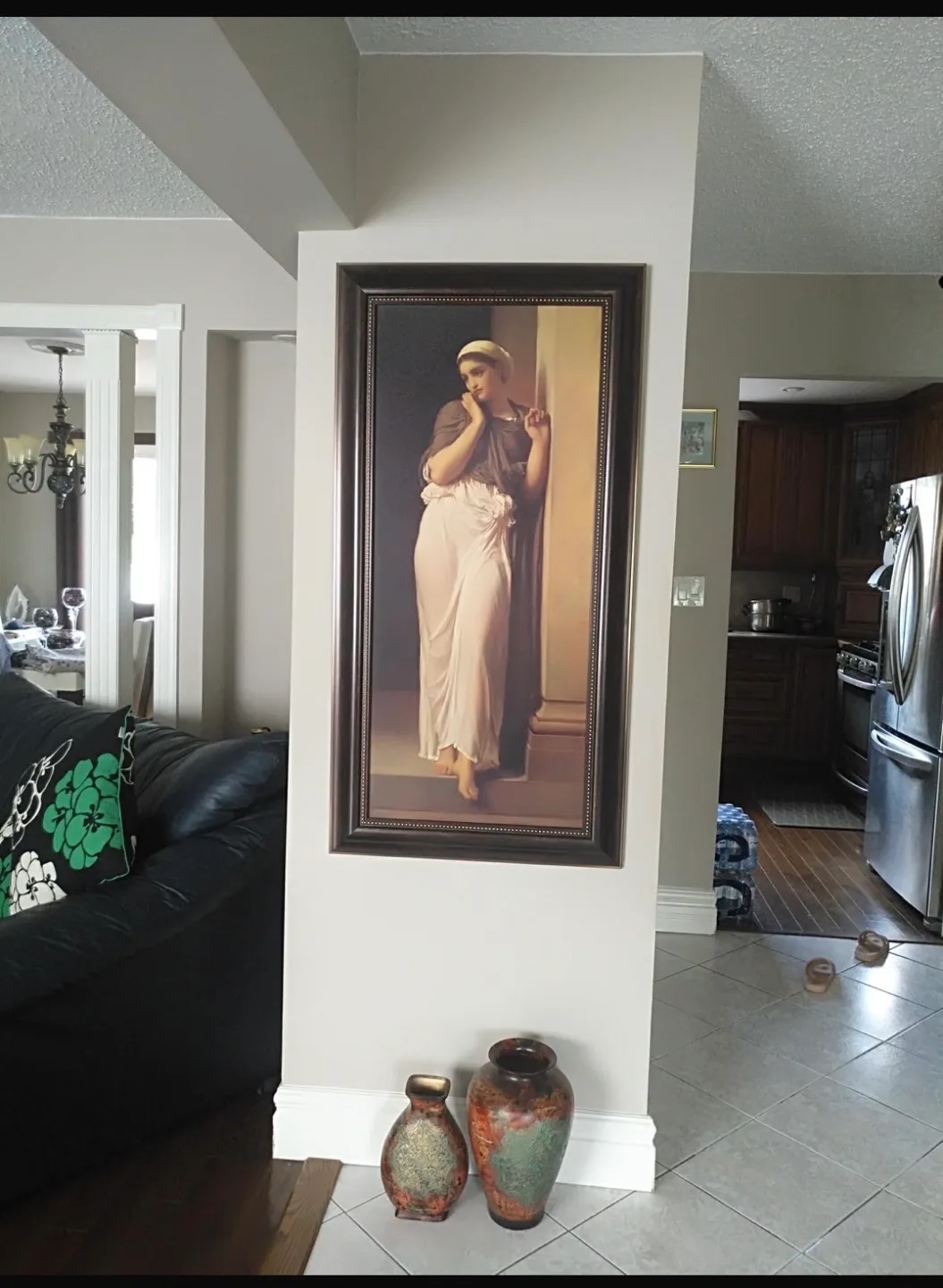 Framed Art Print - Woman in White thumbnail