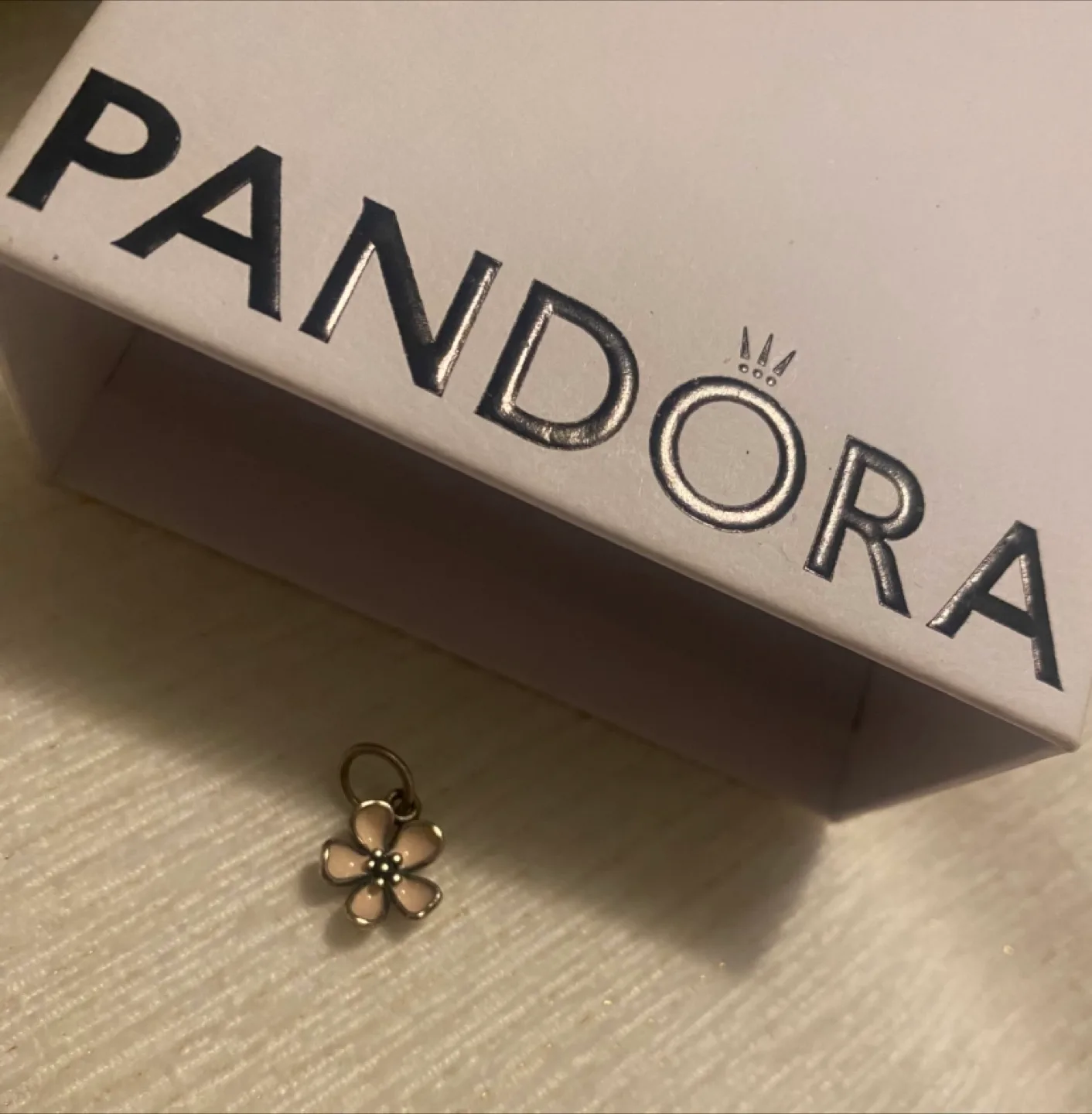 Pandora Pink Cherry Blossom Flower Charm thumbnail