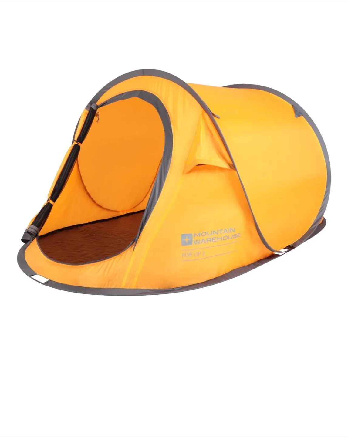 Mountain Warehouse Pop Up 2 Person Tent - Orange thumbnail