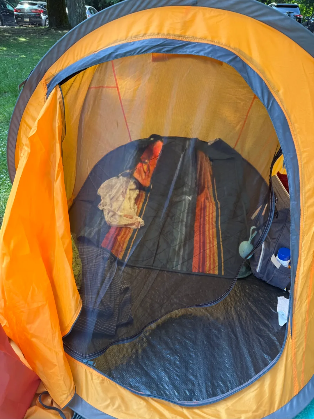 Mountain Warehouse Pop Up 2 Person Tent - Orange image indicator(4)