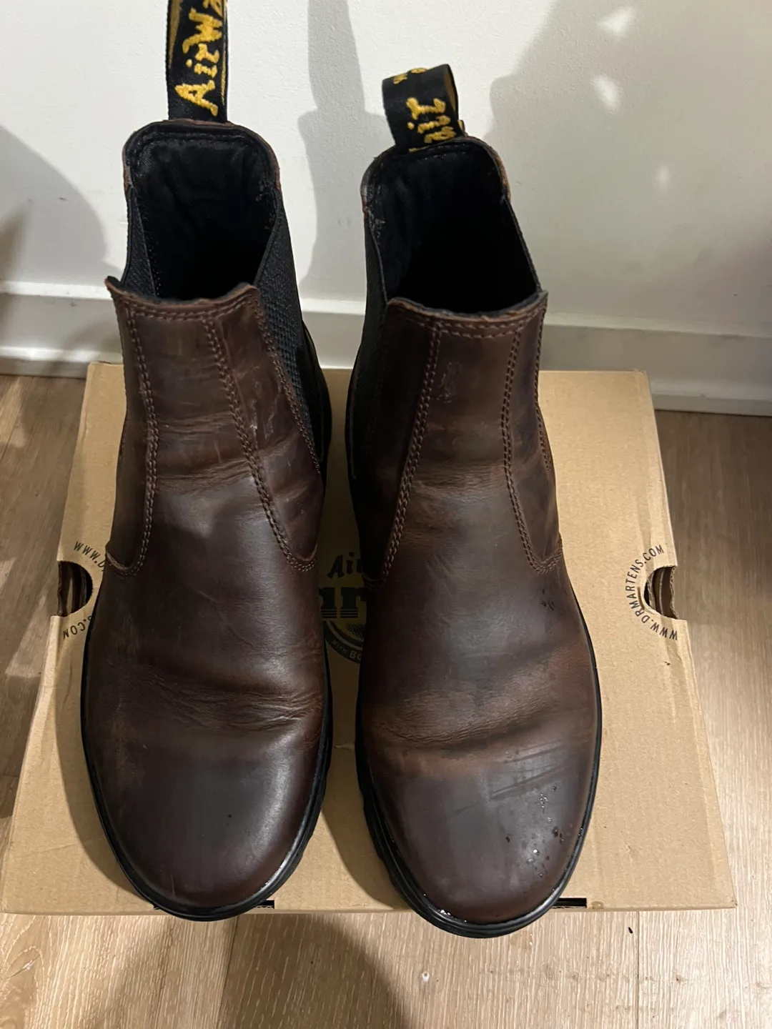 Dr. Martens boots Brown Leather thumbnail