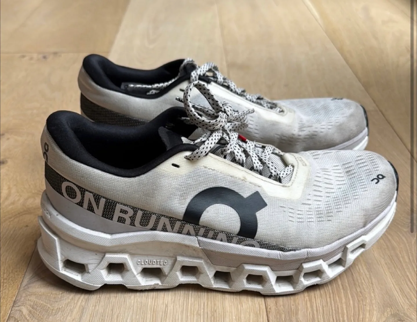 On Cloudmonster All White Running Shoes image indicator(2)