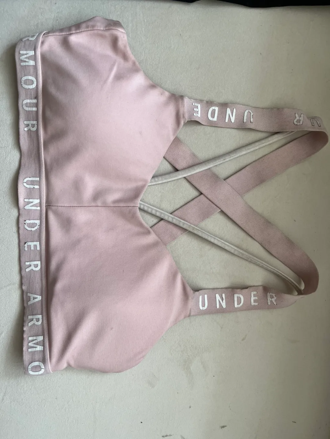 Under Armour Sports Bra small- Light Pink image indicator(5)