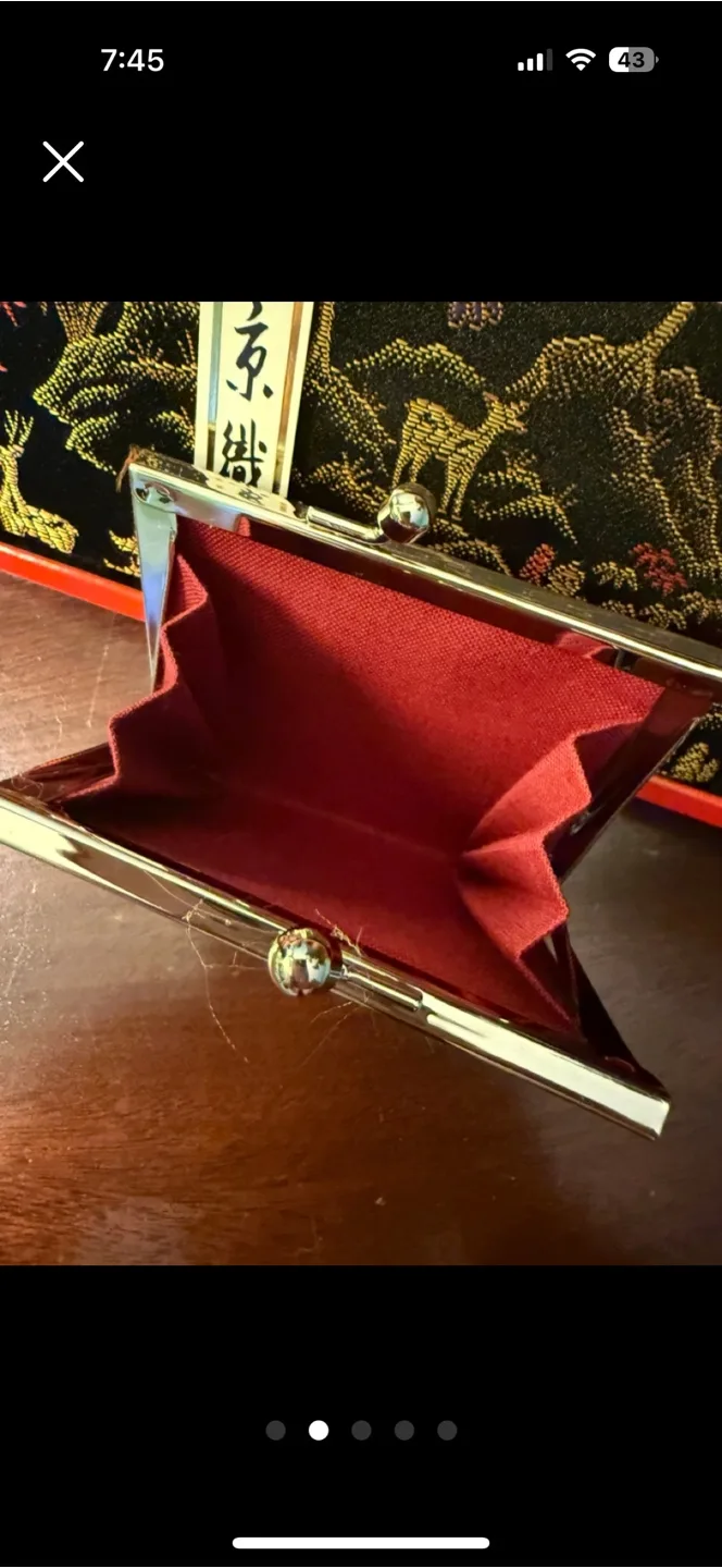 Japanese Coin Purse & Wallet Set in Box image indicator(2)