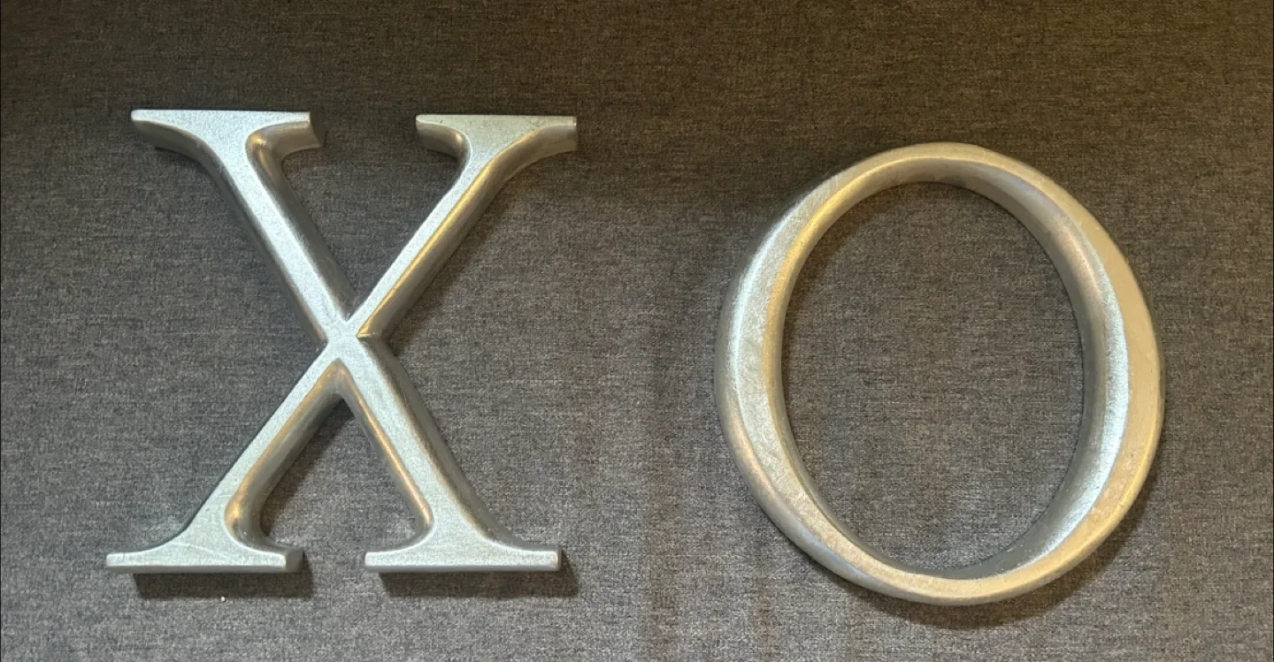 XO Wall Decor or shelf thumbnail