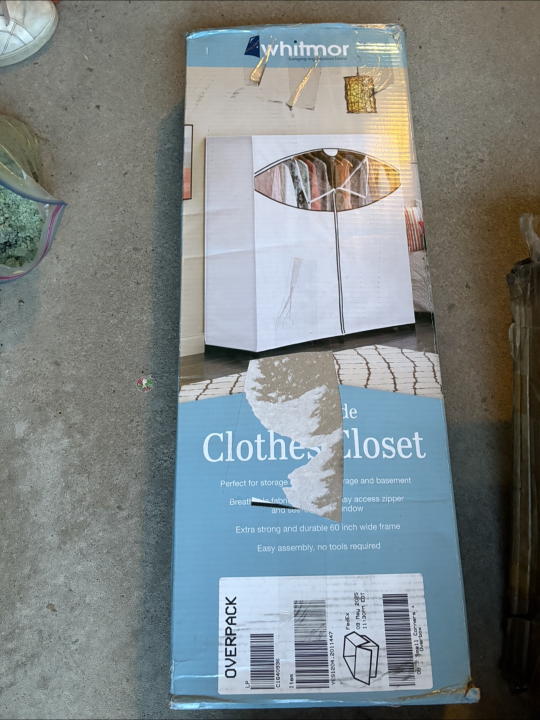 Whitmor Clothes Closet - 60 inch wide