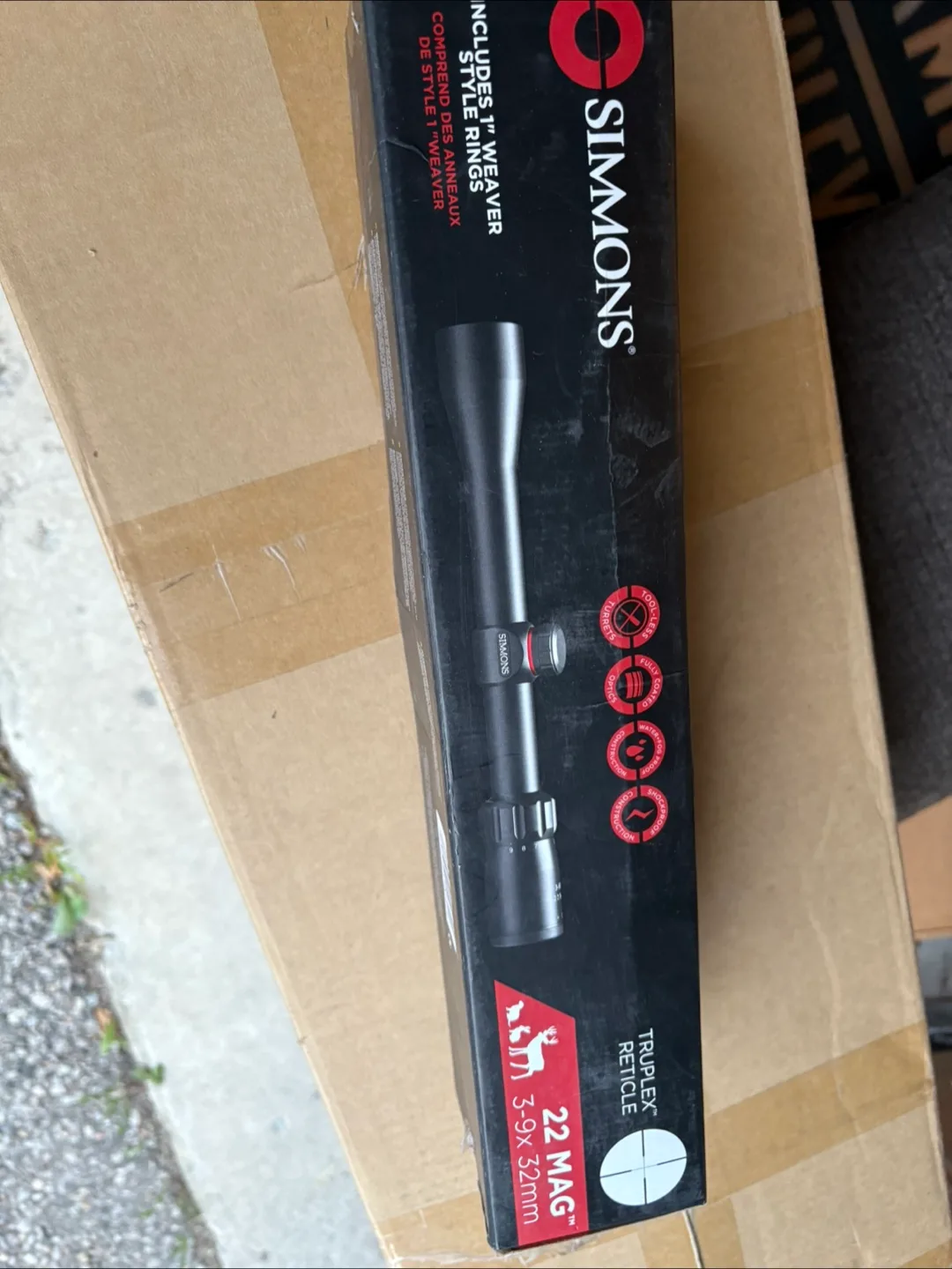 Simmons .22 MAG 3-9x32mm Riflescope - New in Box thumbnail