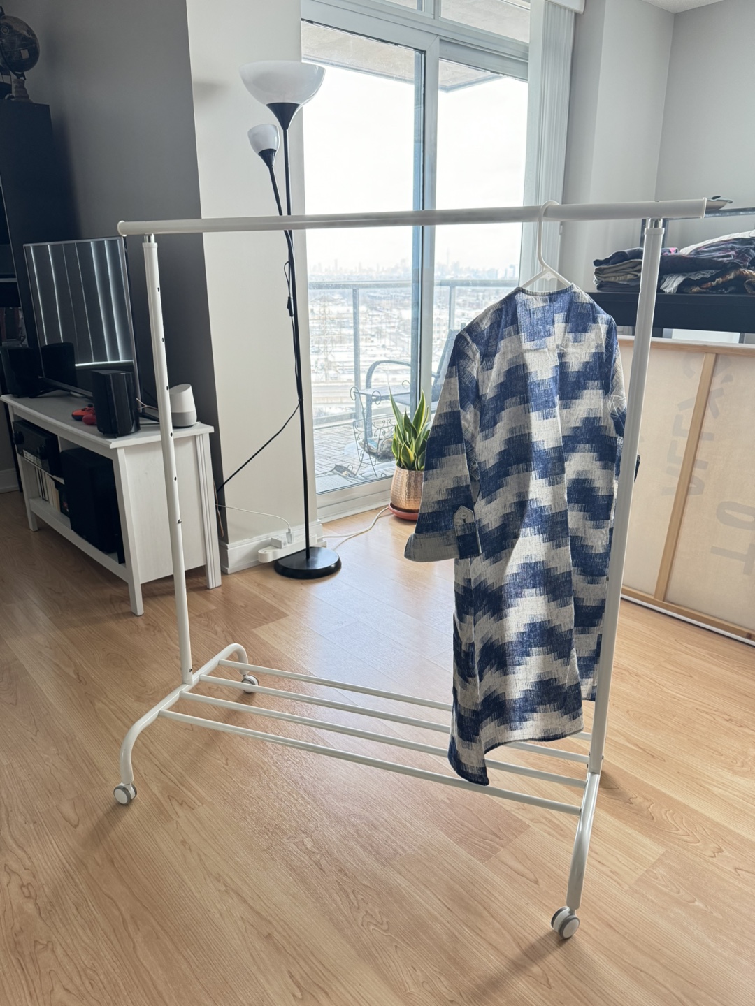 Ikea White Clothes Rack