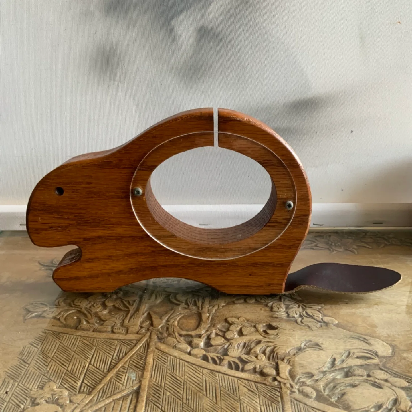 Vintage Wooden Beaver coin bank image indicator(5)