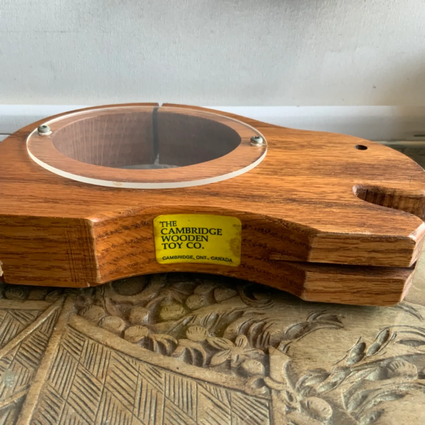 Vintage Wooden Beaver coin bank image indicator(7)