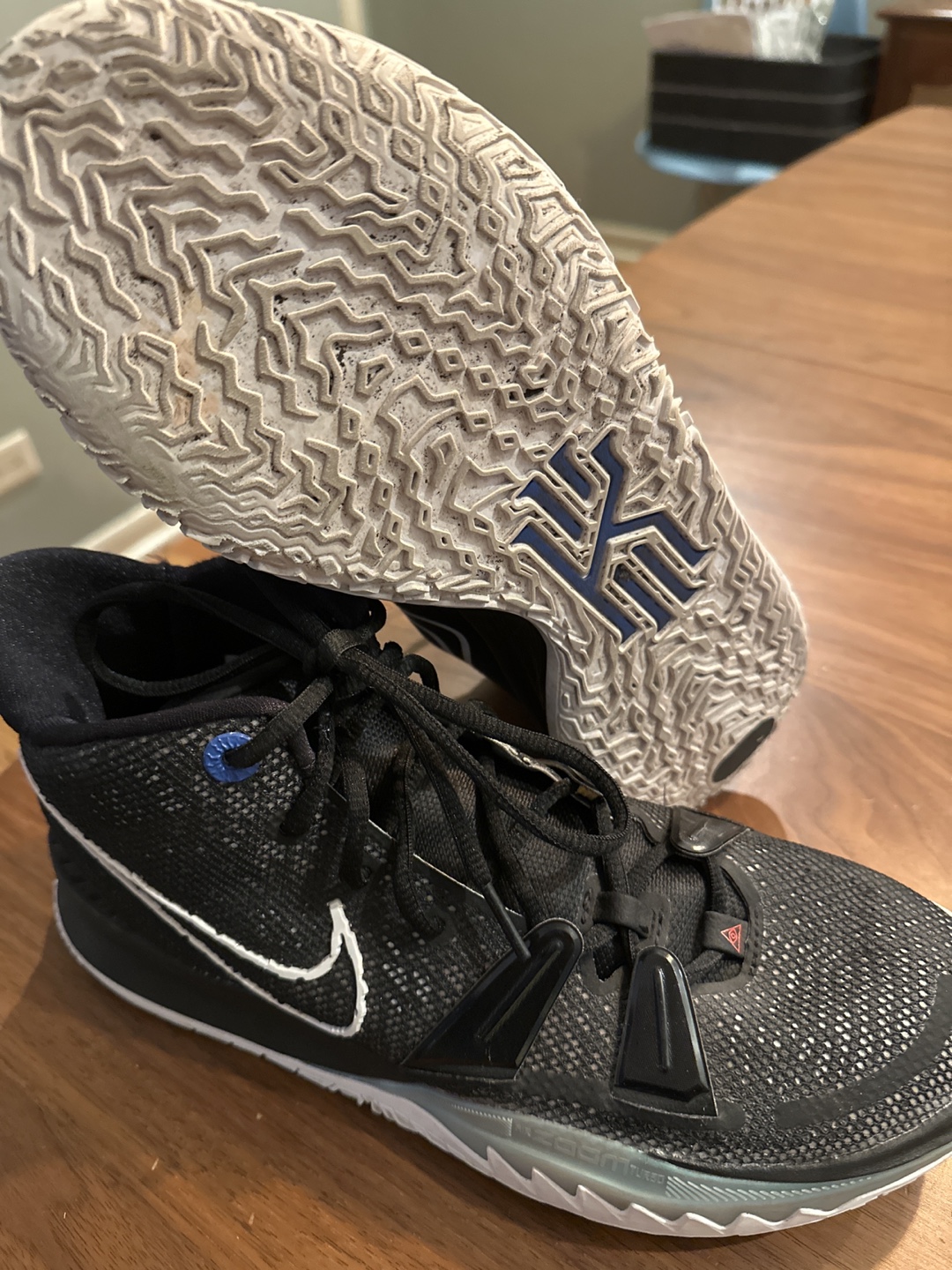 Nike Kyrie 7 Basketball Shoes - Black - photo 3