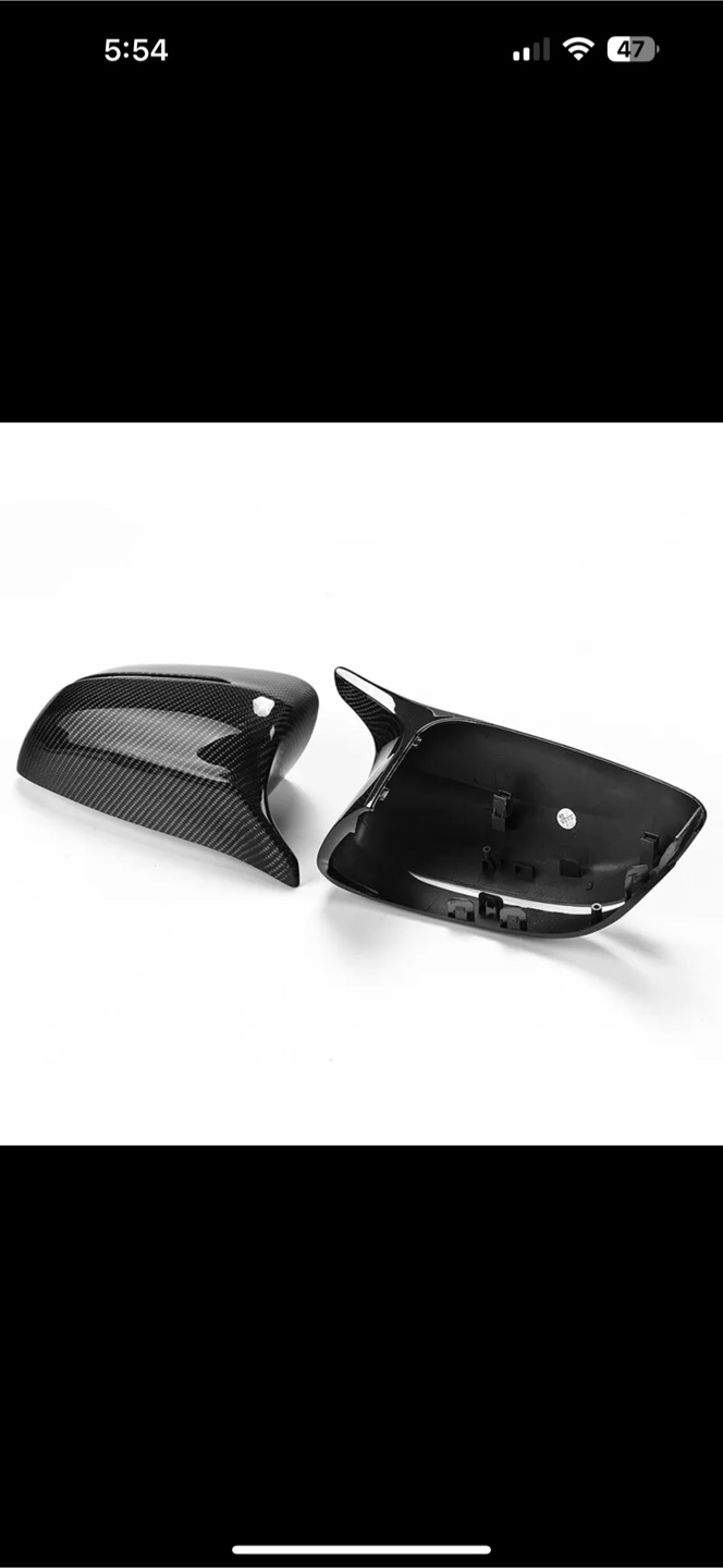 BMW M-Style Real Carbon Fibre Mirror Caps (all G Series Models) - photo 5