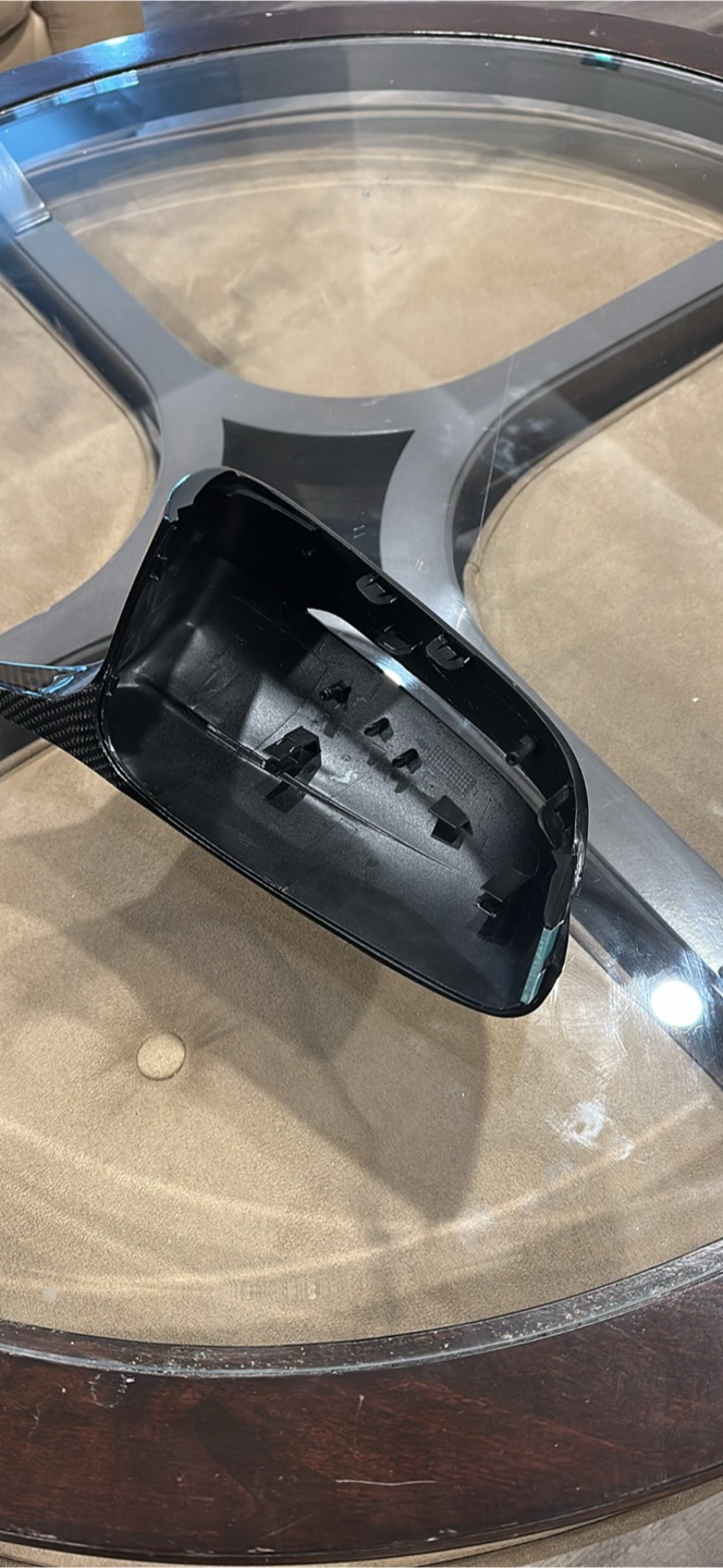 BMW M-Style Real Carbon Fibre Mirror Caps (all G Series Models) - photo 3