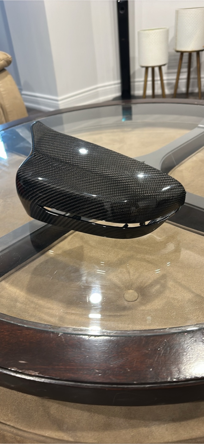 BMW M-Style Real Carbon Fibre Mirror Caps (all G Series Models) - photo 2