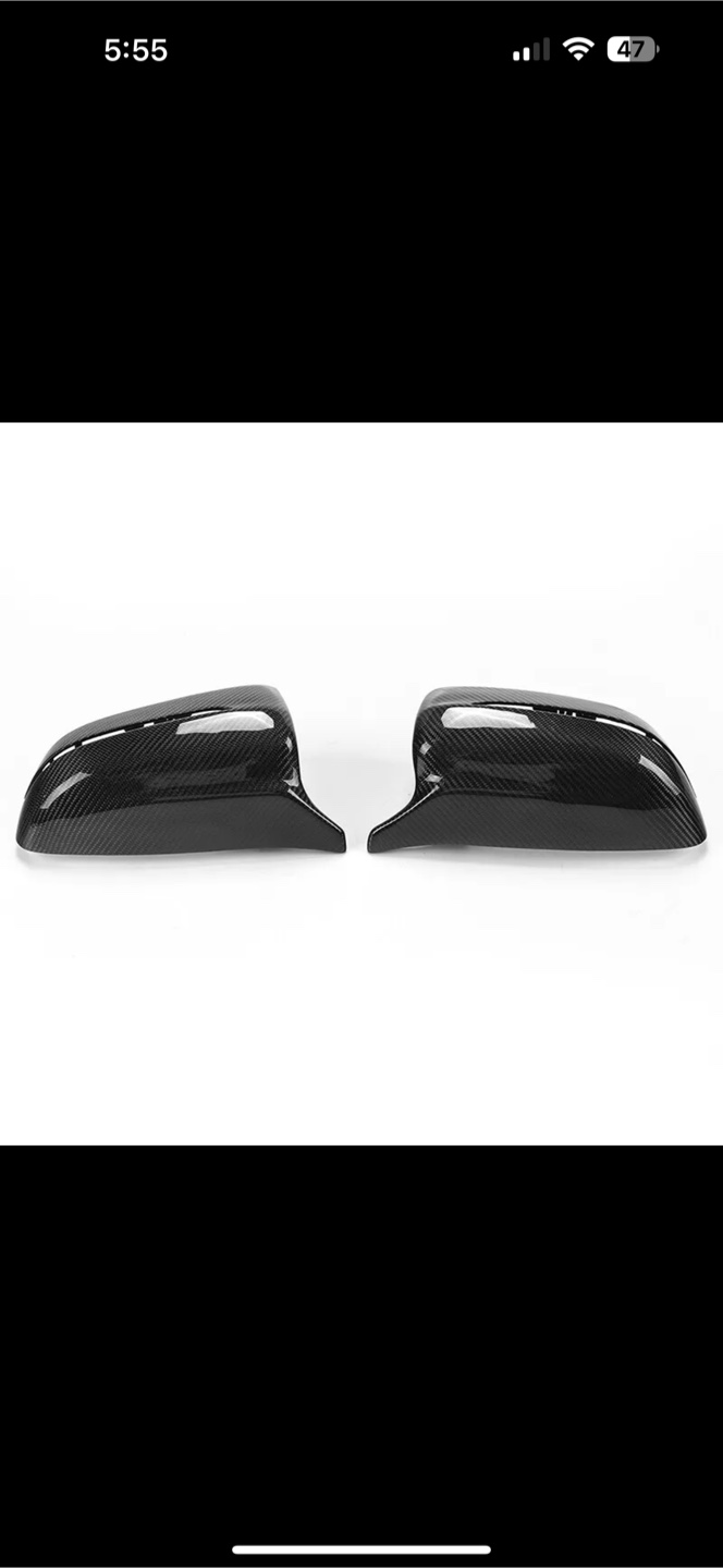 BMW M-Style Real Carbon Fibre Mirror Caps (all G Series Models) - photo 4