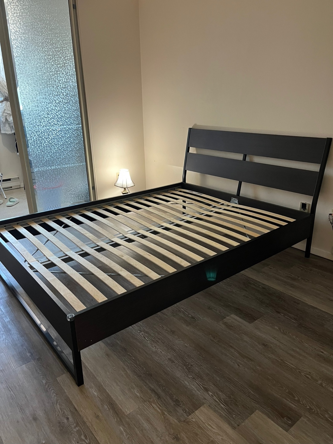 Queen Bed Frame - Dark Brown - photo 2