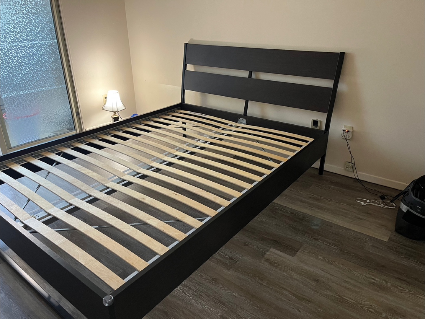 Queen Bed Frame - Dark Brown - photo 3