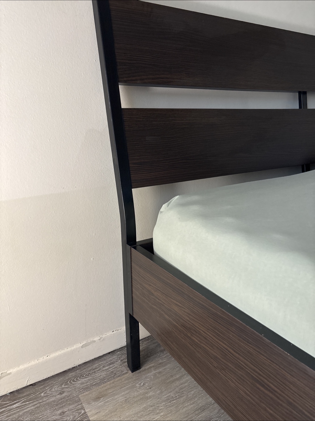 Queen Bed Frame - Dark Brown - photo 4