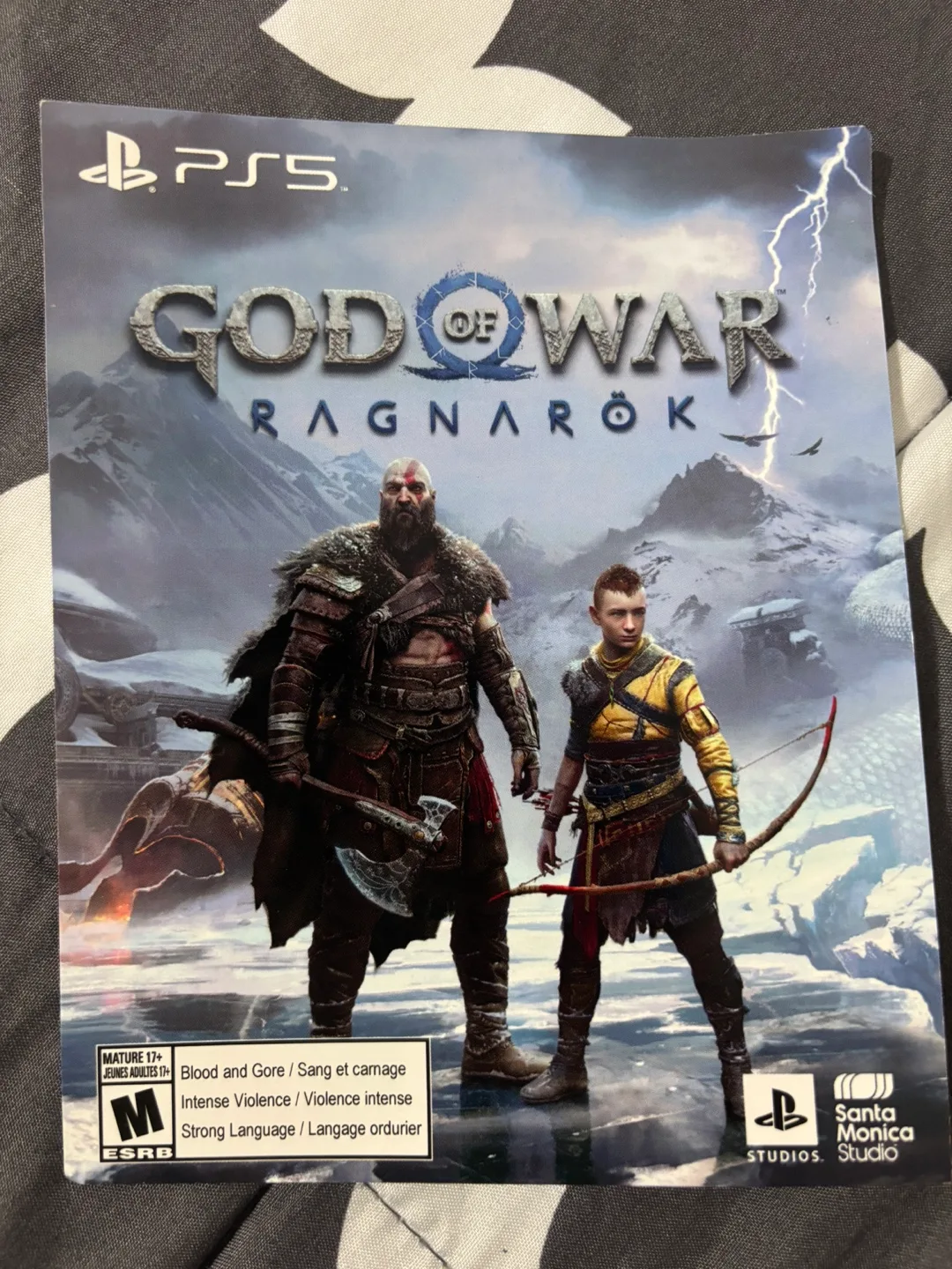 God of War Ragnarok PS5 Game digital thumbnail