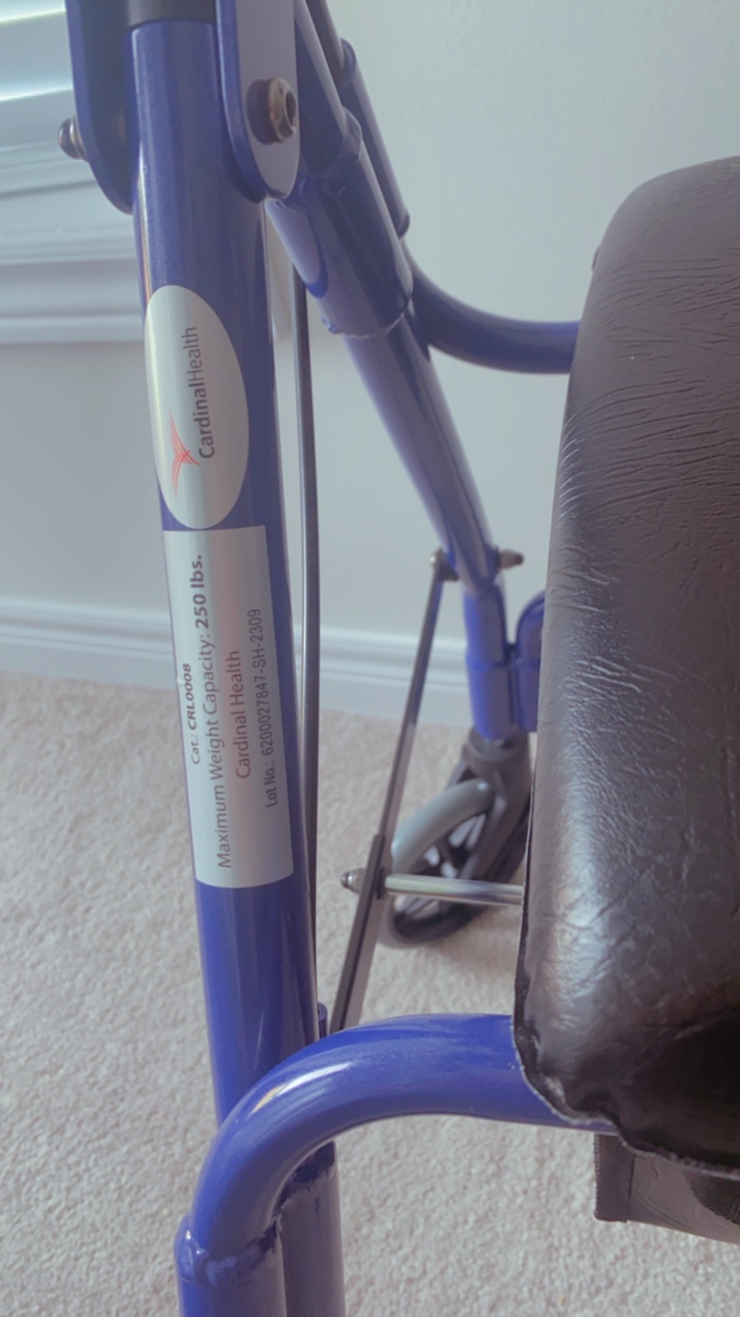 Cardinal Health Blue Walker with Seat - photo 2