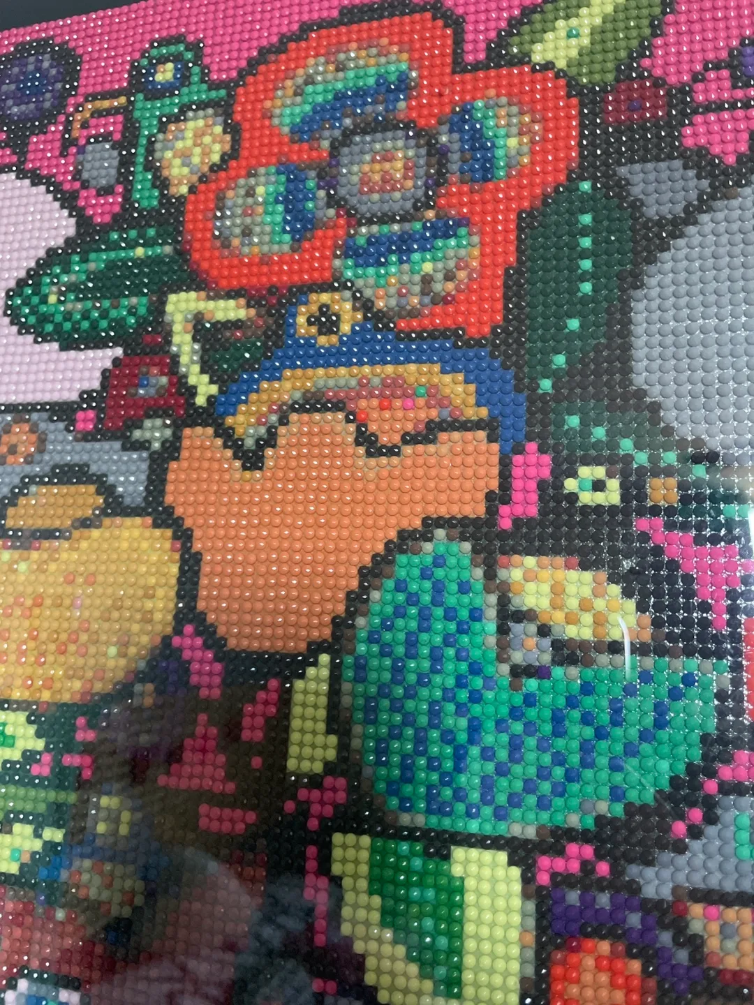 Framed Floral Diamond Art image indicator(2)