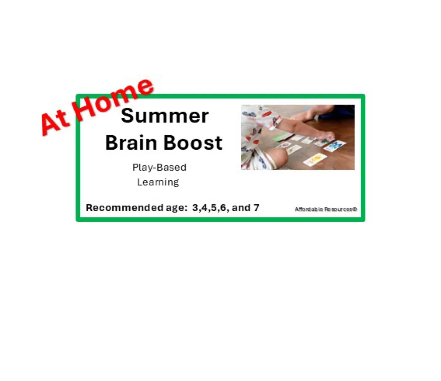 At Home Summer Brain Boost - Learn Through Play thumbnail