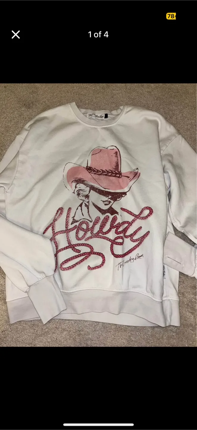 27 Boutique The Laundry Room 'Howdy' Crewneck Sweatshirt thumbnail