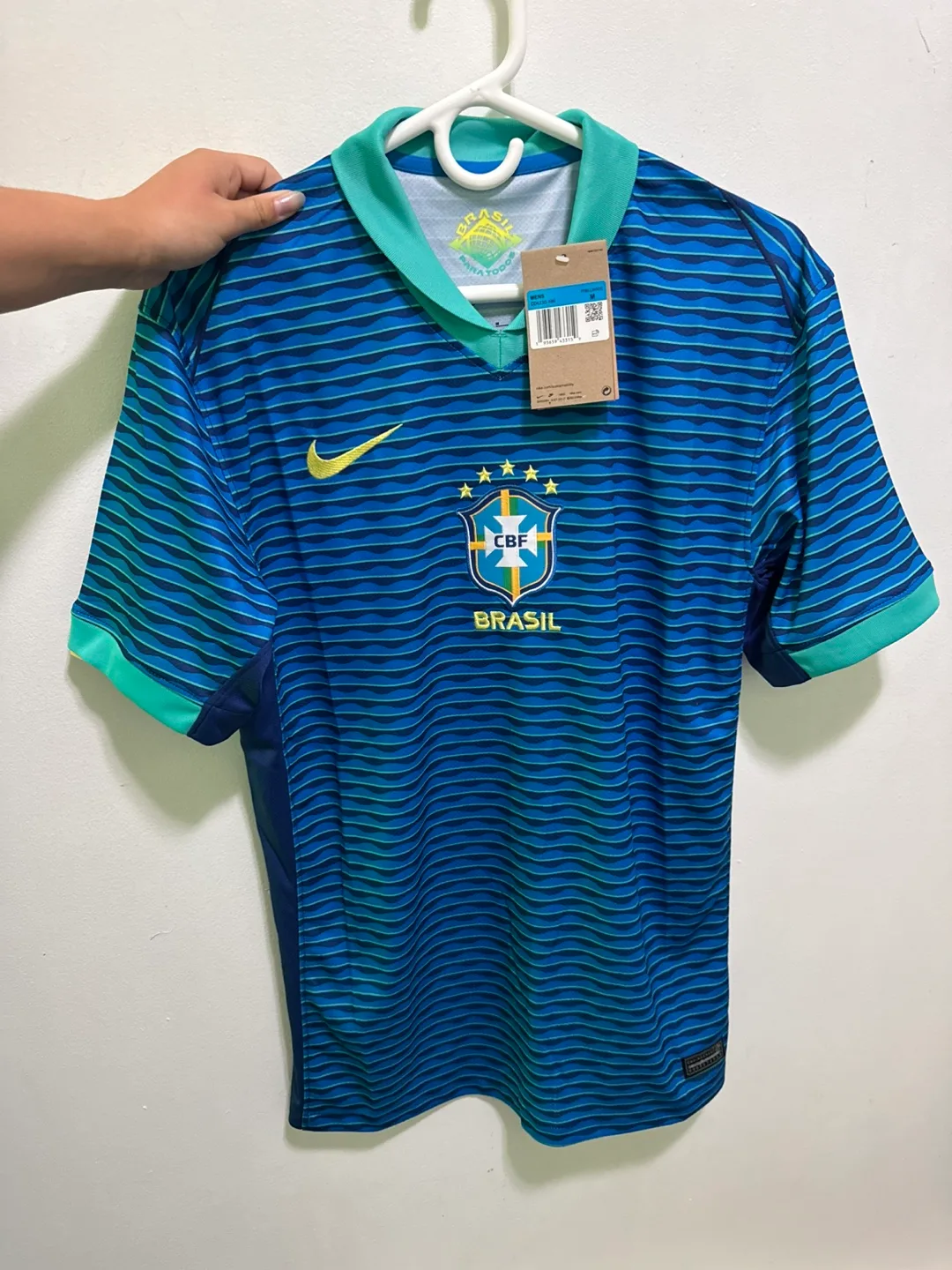 New Nike Brazil Away Jersey Copa America 2024 - Size M thumbnail