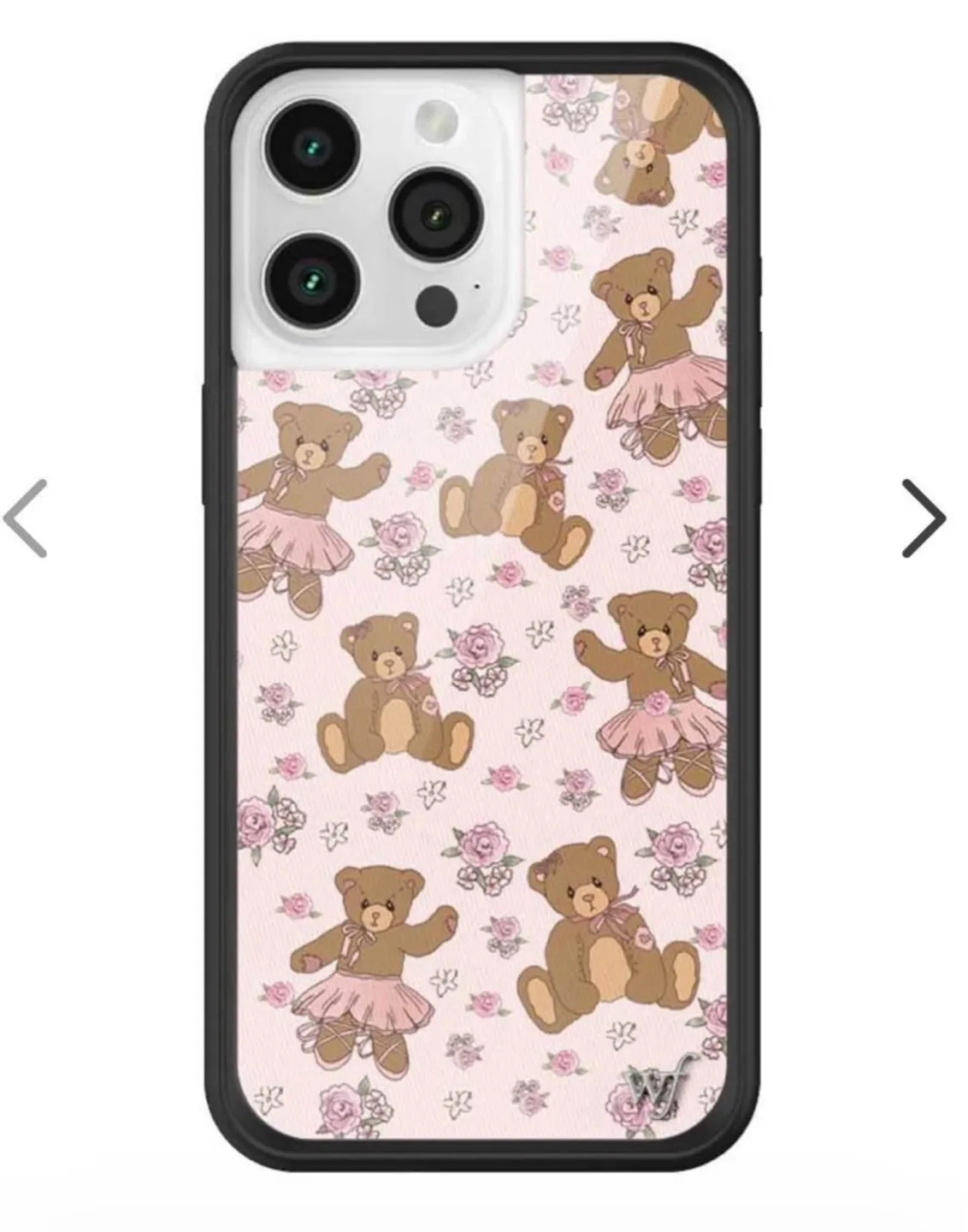 Wildflower iPhone 13 Mini Case - Teddy Bear Design thumbnail