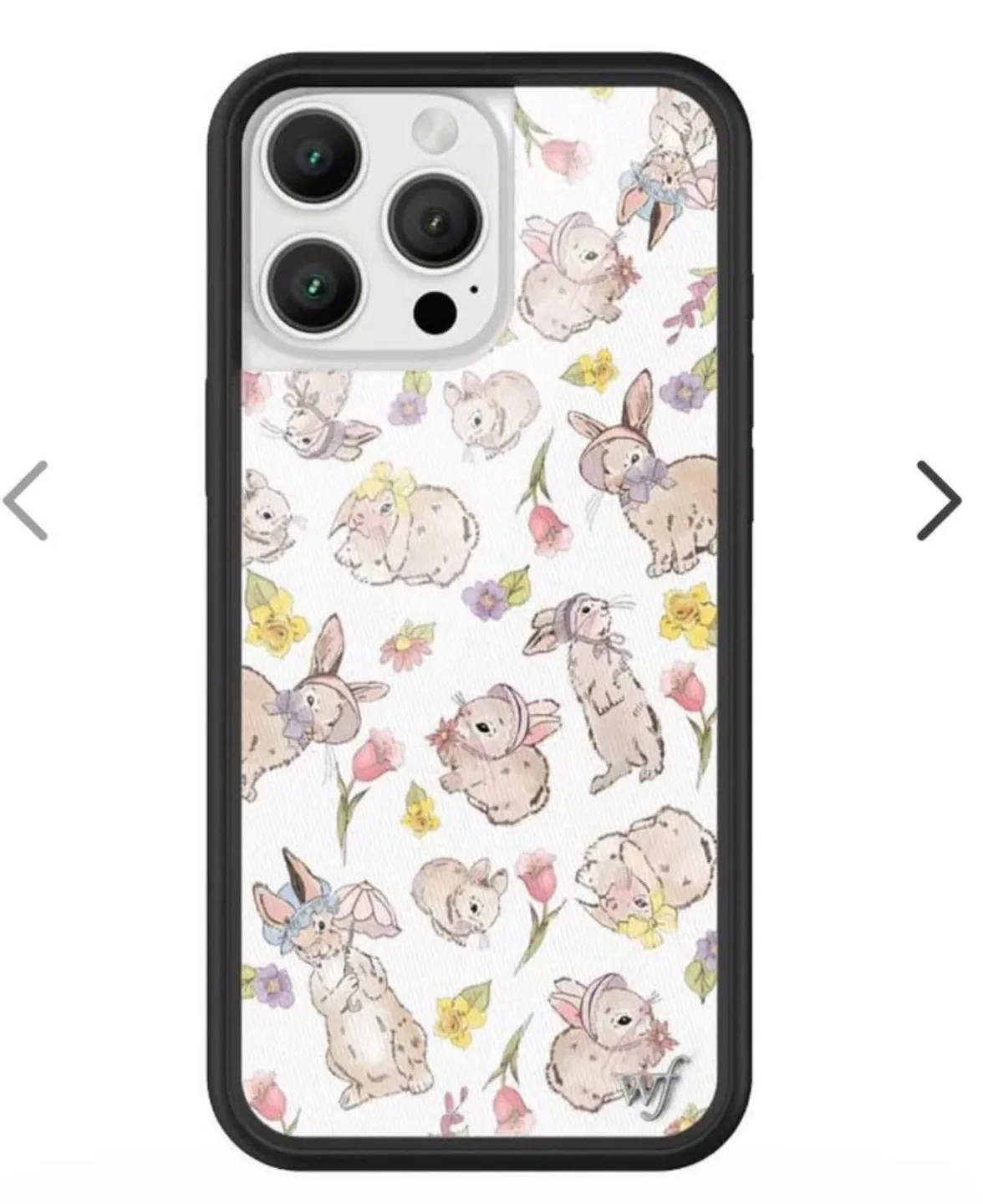 Wildflower IPhone 13 Mini Case - Bunny Print Phone Case thumbnail