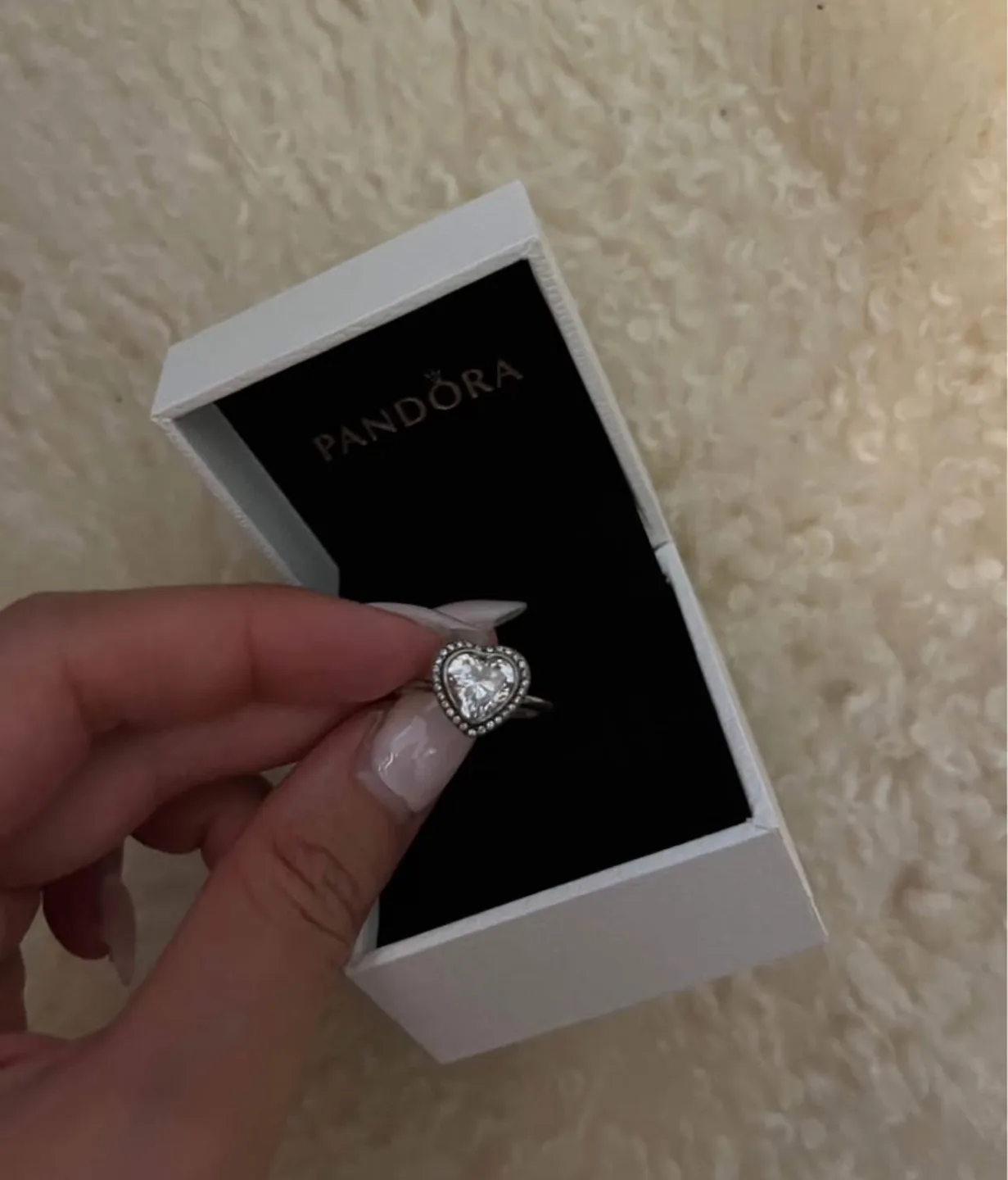 Pandora Heart Ring in Box, size 4.5 image indicator(2)