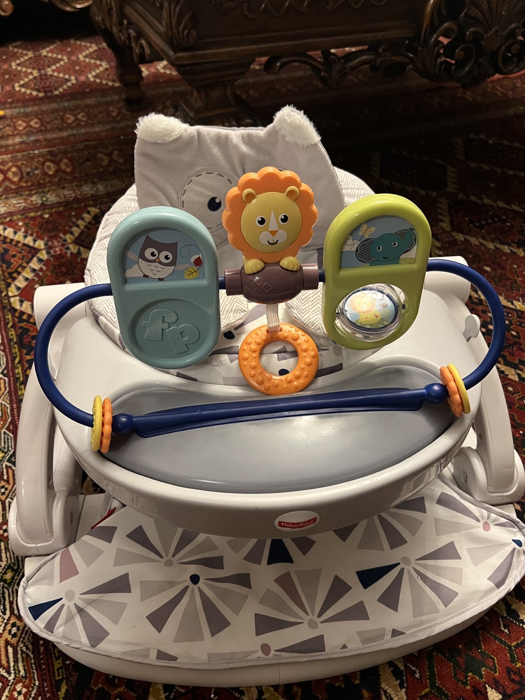 Fisher-Price Sit-Me-Up Floor Seat with Animals - photo 2