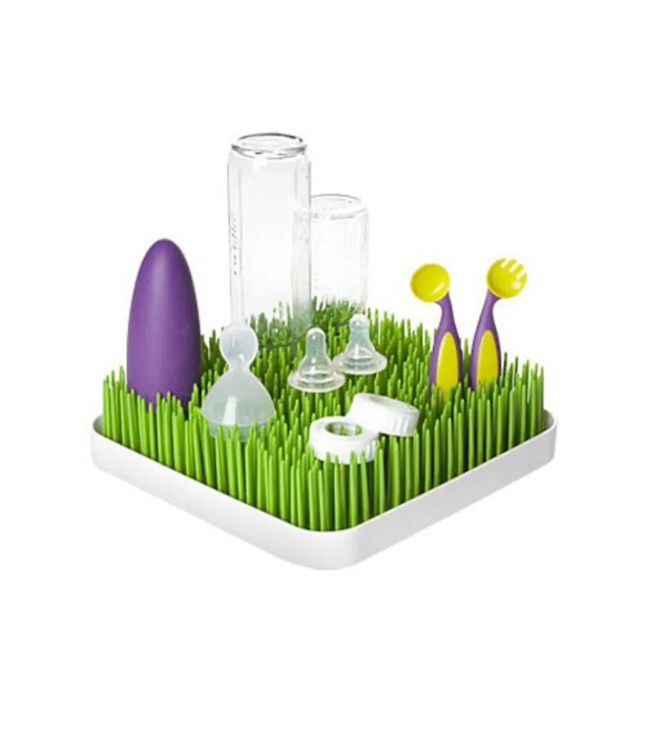 BOON Grass Countertop Drying Rack - Green thumbnail