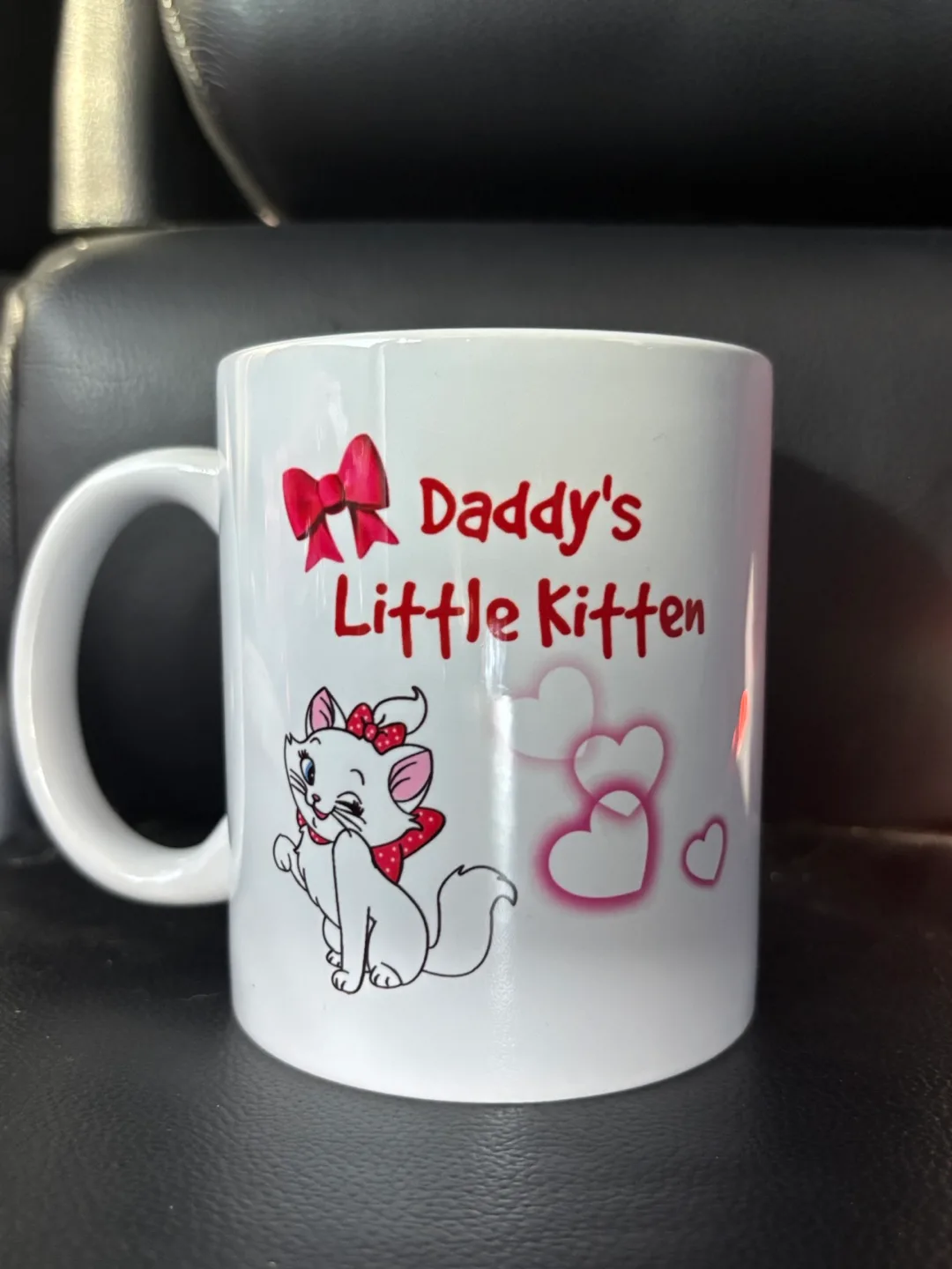 Daddy's Little Kitten Mug with Marie cat thumbnail