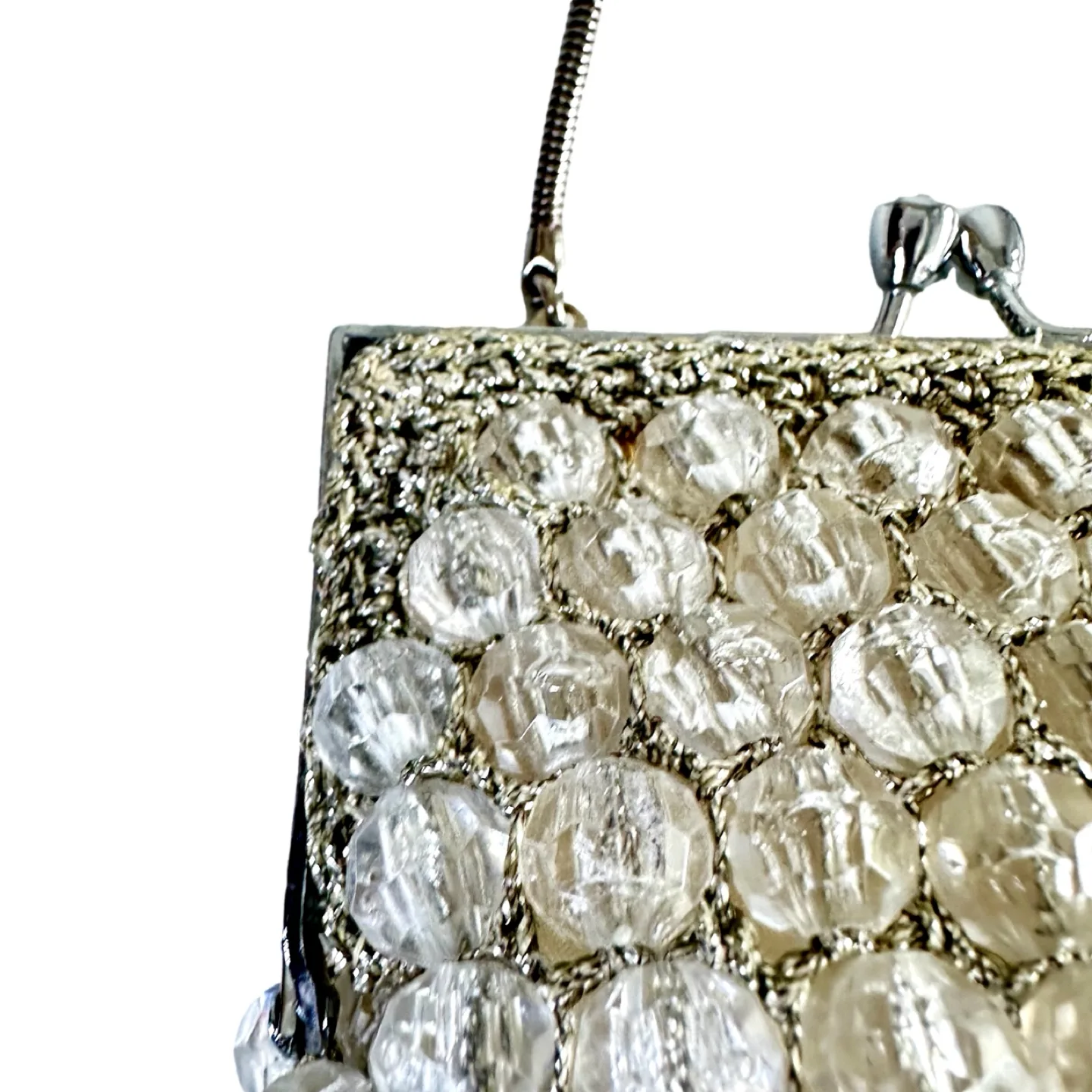 Vintage Beaded Evening Wedding Bag Purse image indicator(3)